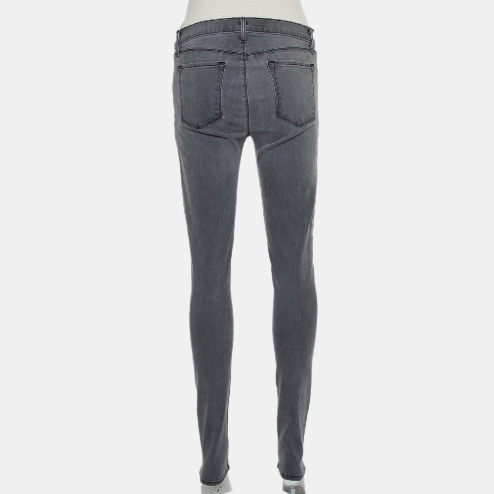 J Brand Grey Denim Super Skinny Maria Jeans M