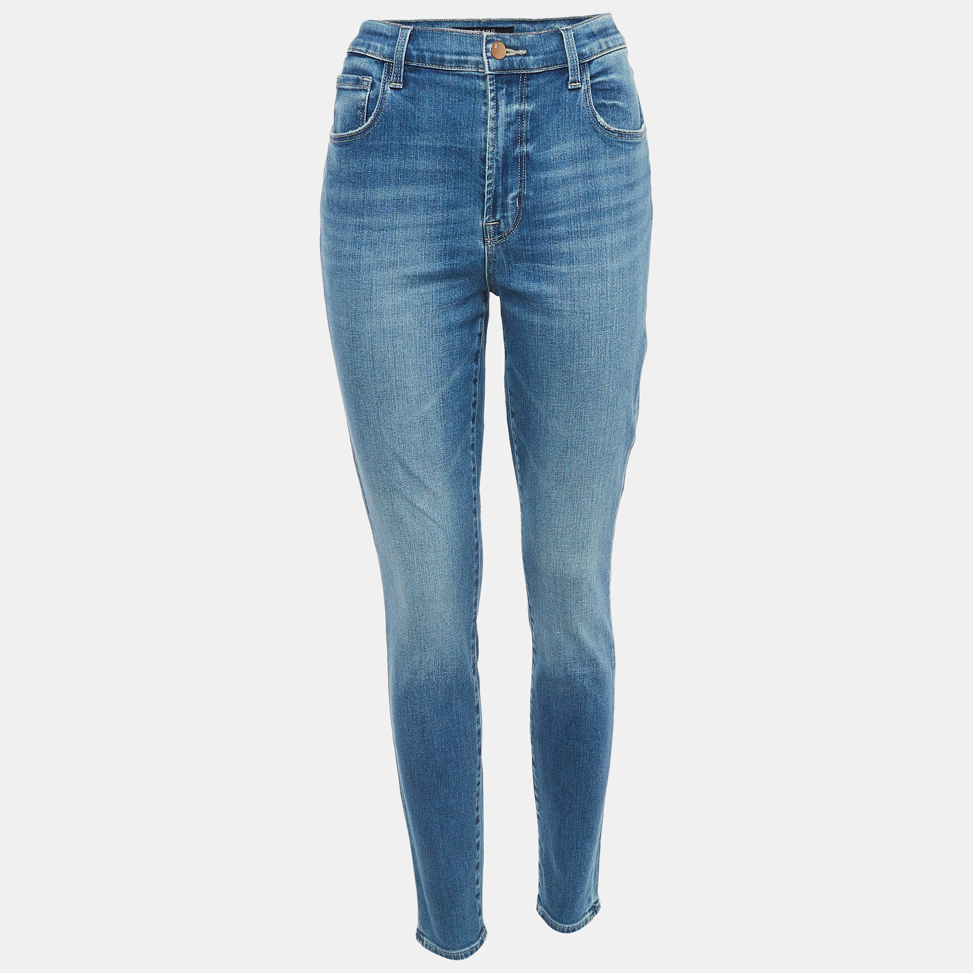 J brand blue washed denim skinny jeans m waist 29"