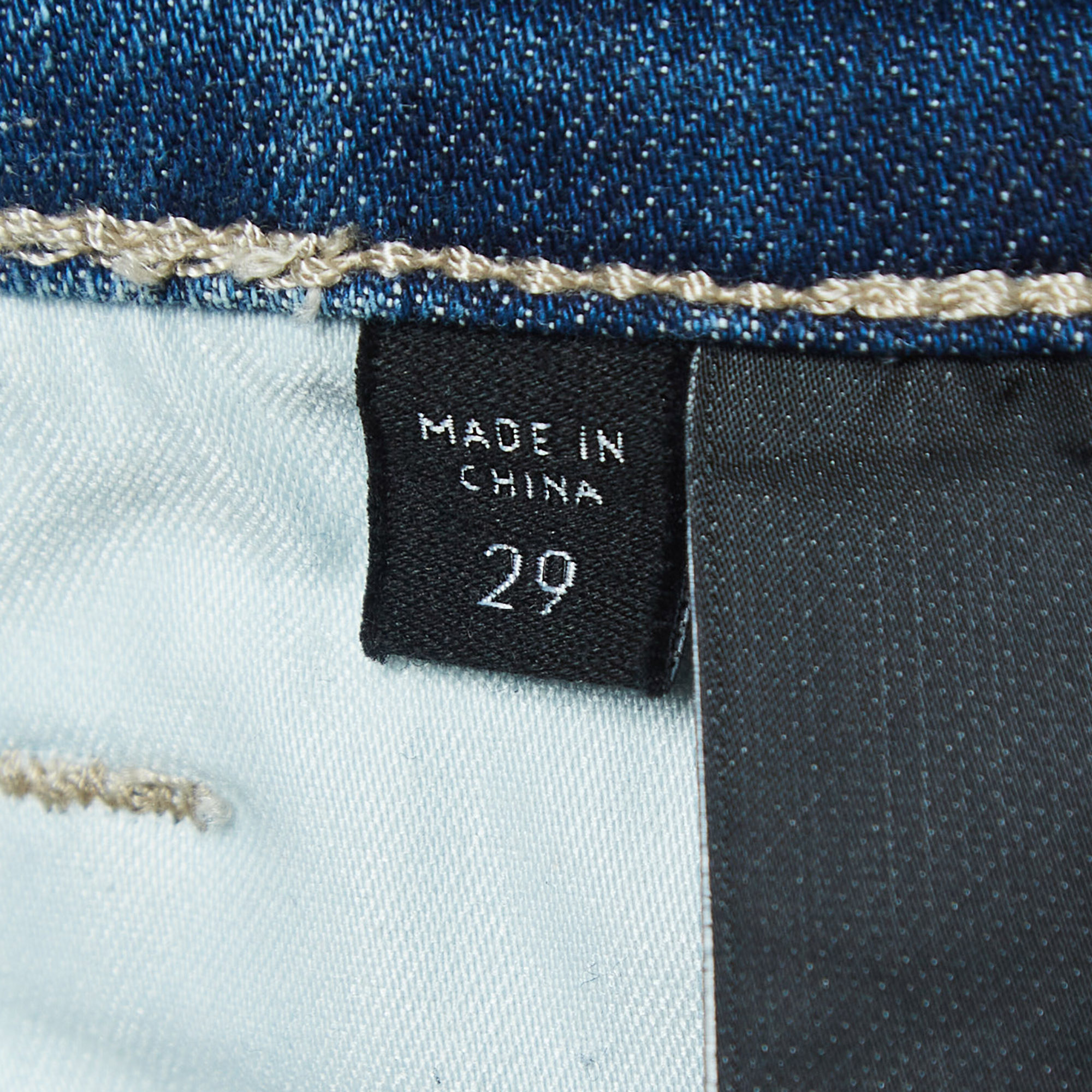 J Brand Blue Washed Denim Skinny Jeans M Waist 29