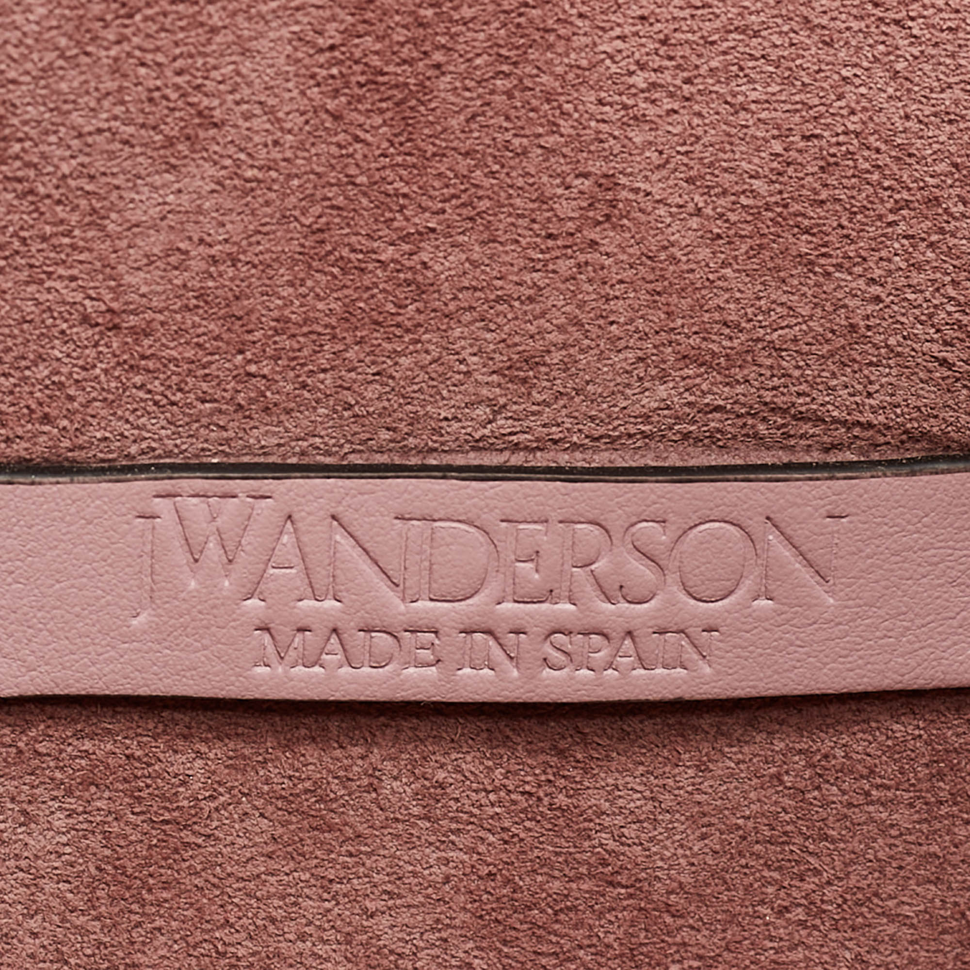 J.W.Anderson Pink Leather Chain Hobo