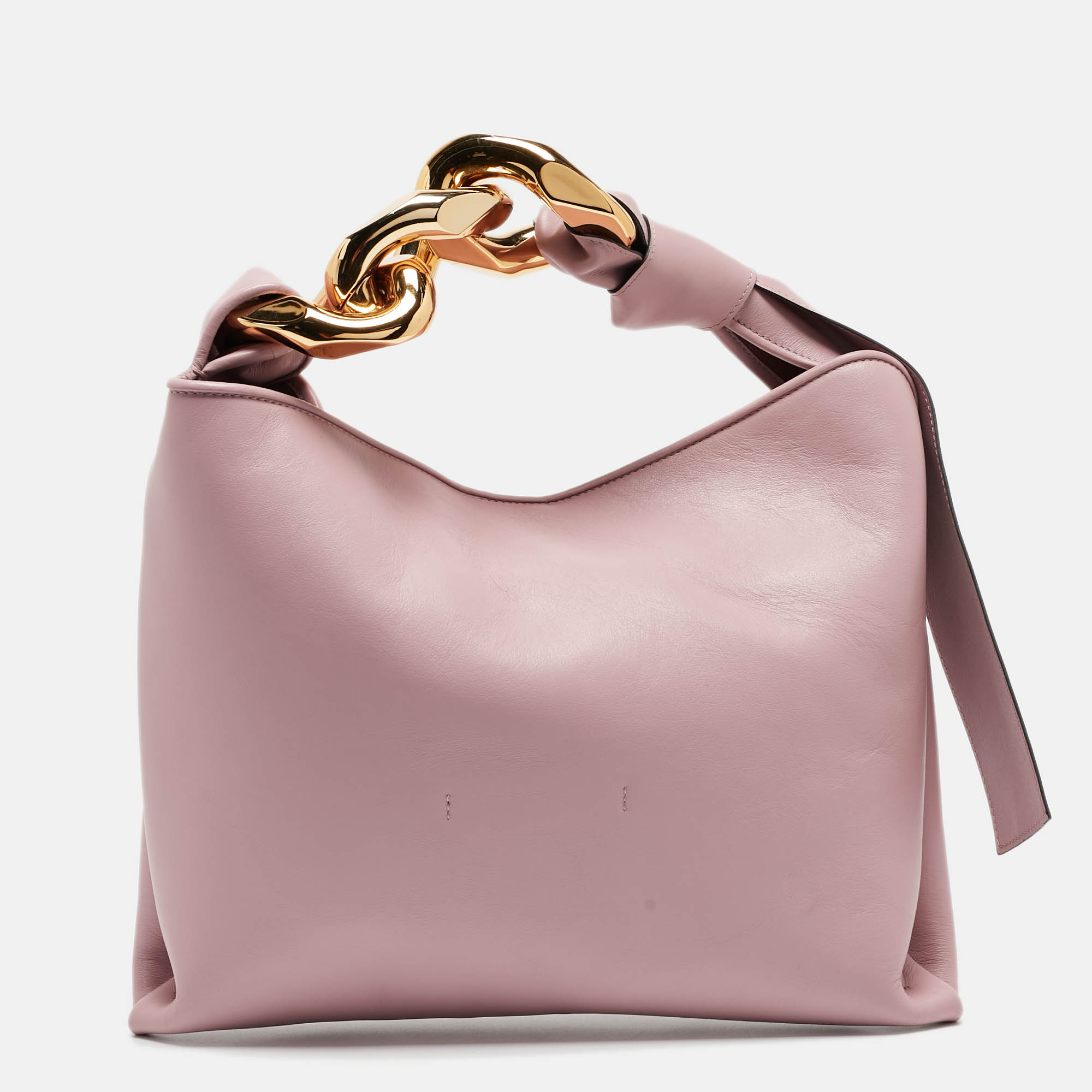 J.W.Anderson Pink Leather Chain Hobo
