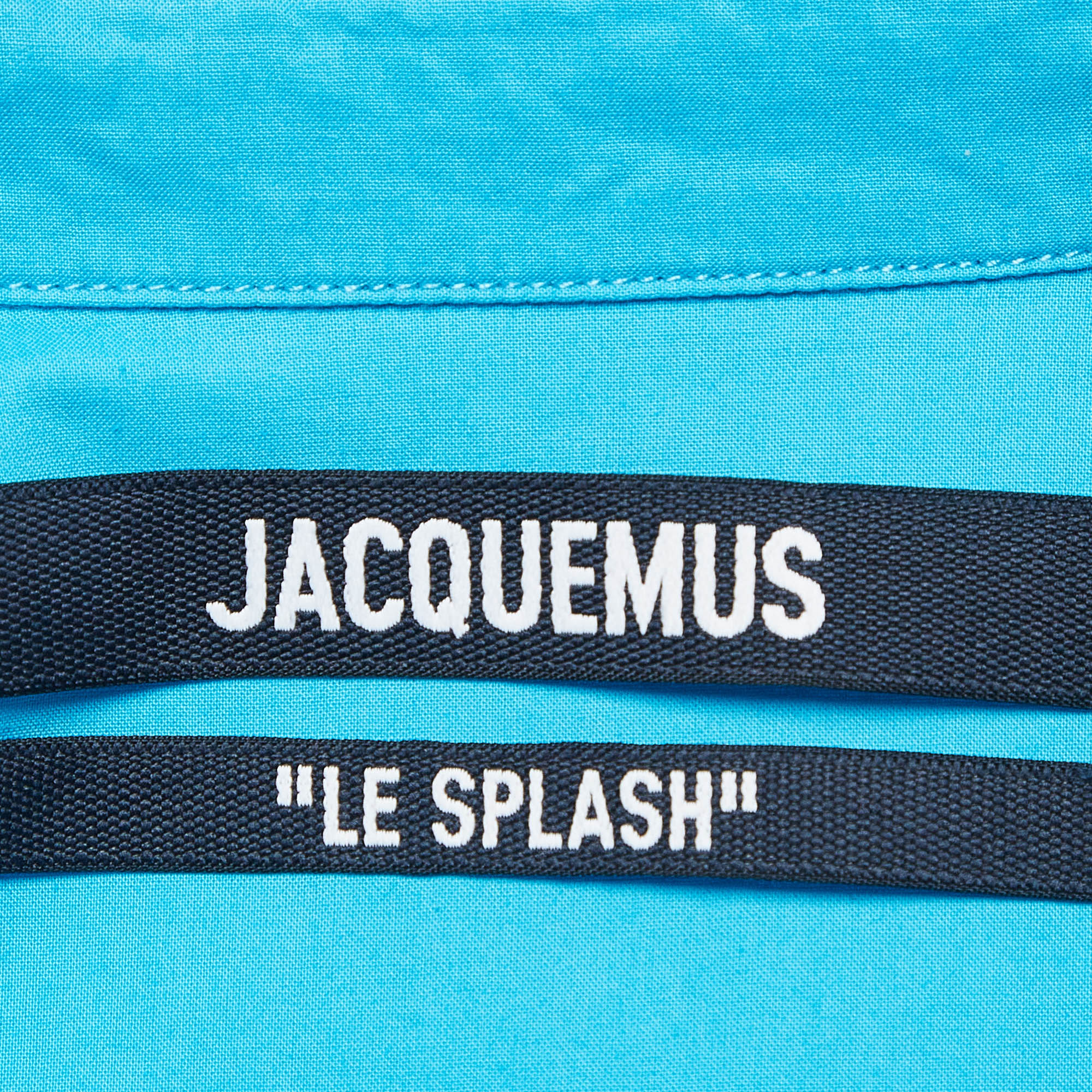 Jacquemus Blue Cotton La Chemise Capri Crop Shirt M