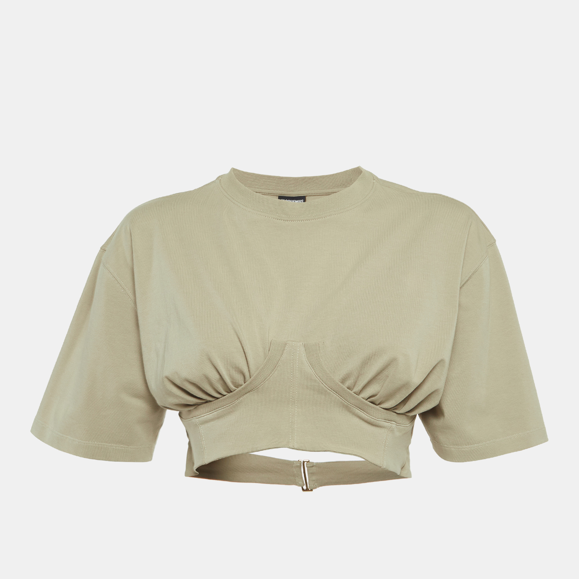 Jacquemus Sage Green Jersey Caraco Cropped T-shirt M
Jacquemus Sage Green Jersey Caraco Cropped T-shirt M