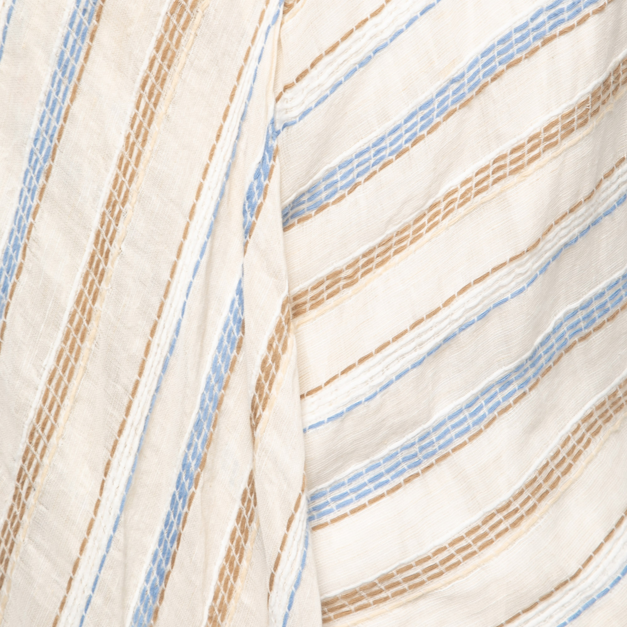 Jacquemus Beige Striped Cotton Blend Halter Neck Spezzia Mini Dress XS