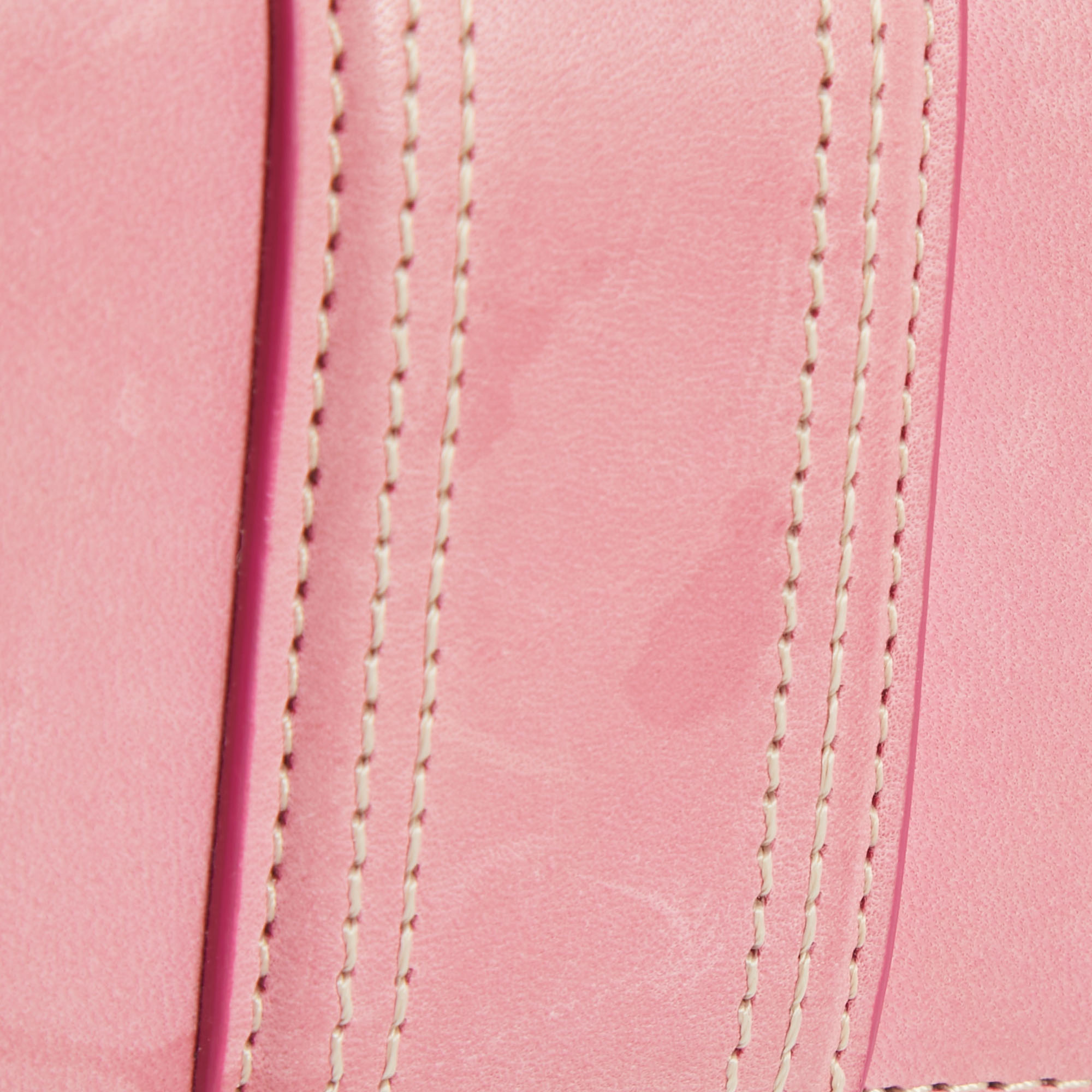 Jacquemus Pink Leather Mini Le Petit Bambino Crossbody Bag