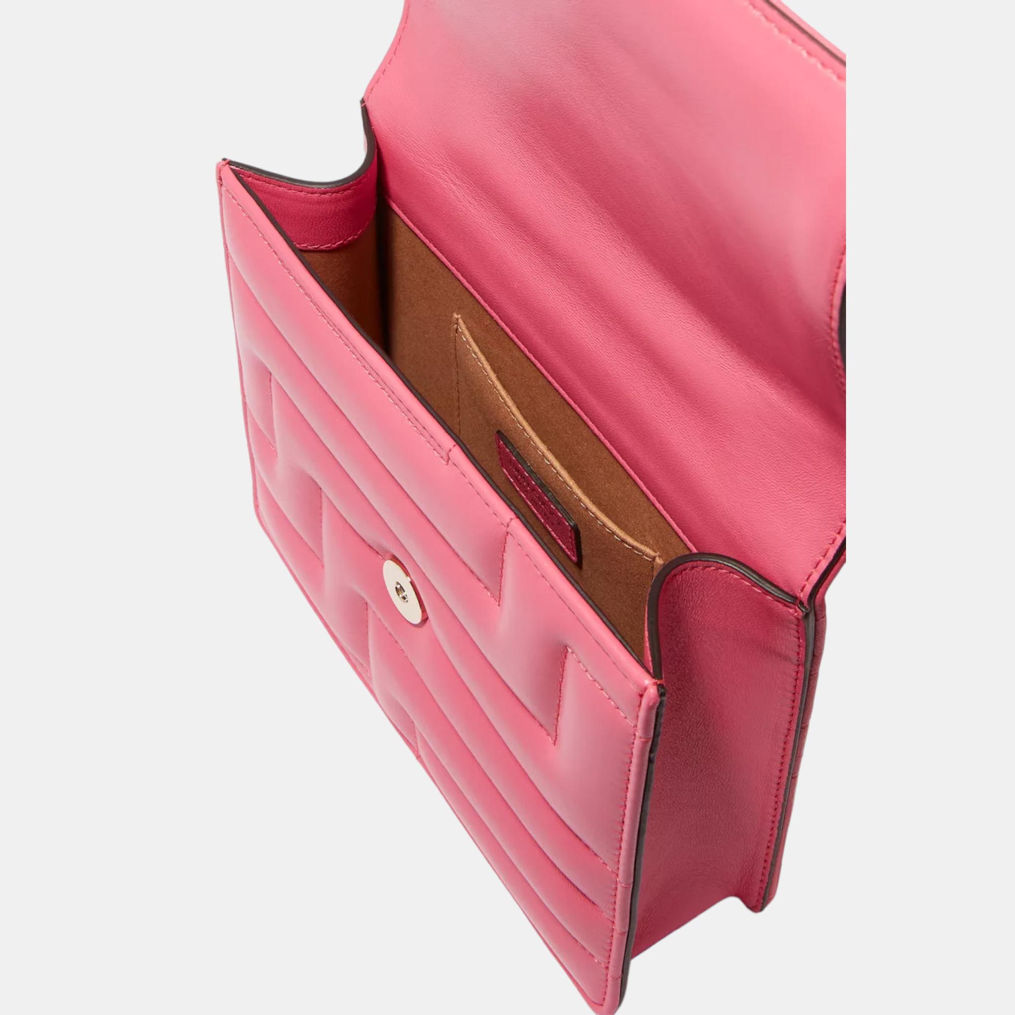 Jimmy Choo Candy Pink Nappa Leather Shoulder Bag