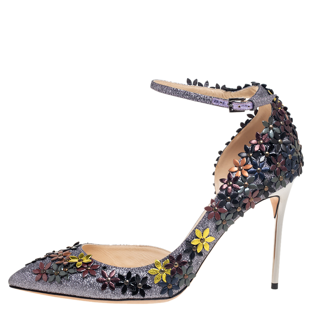 Jimmy Choo Multicolor Glitter And Leather Floral Embellished Lorelai Ankle Strap Pumps Size
Jimmy Choo Multicolor Glitter And Leather Floral Embellished Lorelai Ankle Strap Pumps Size