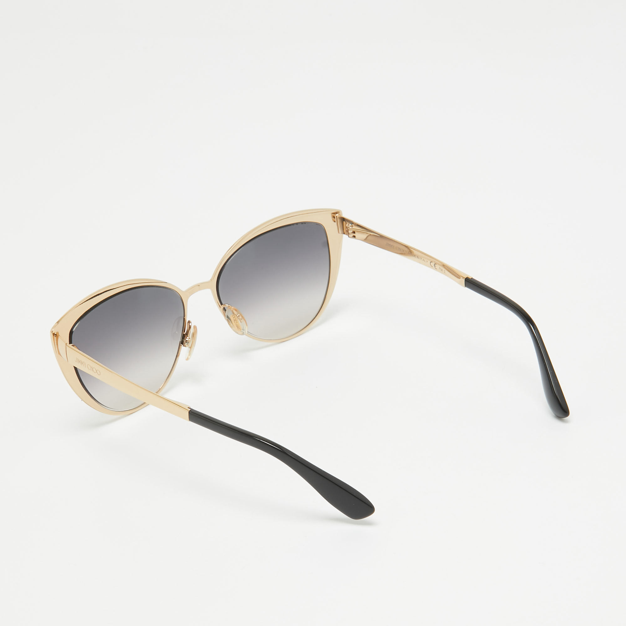 Jimmy Choo Black/Gold Gradient DOMI/S Frame Cat Eye Sunglasses