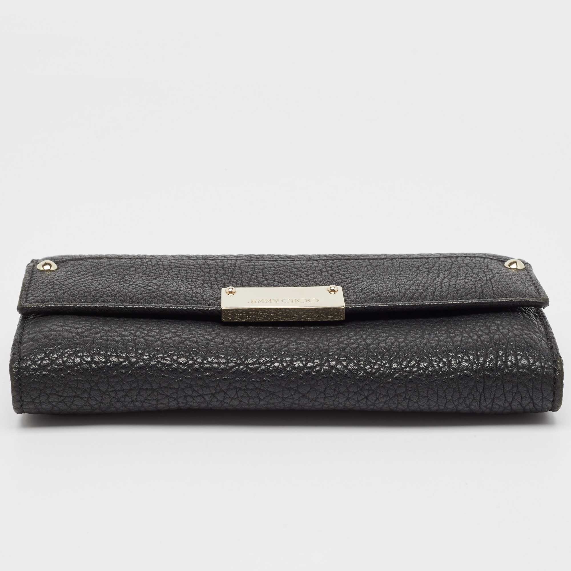 Jimmy Choo Black Reese Continental Wallet