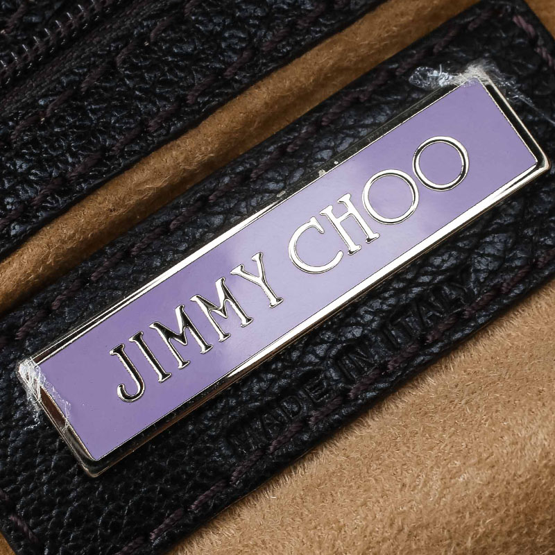 Jimmy Choo Choco Brown Leather Tulita Hobo