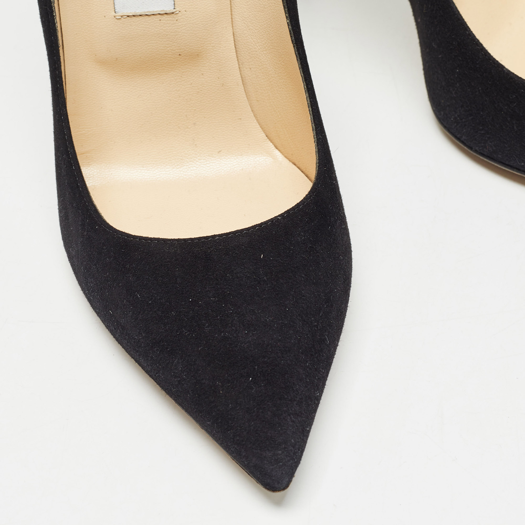 Jimmy Choo Black Suede Love Pumps Size 39.5