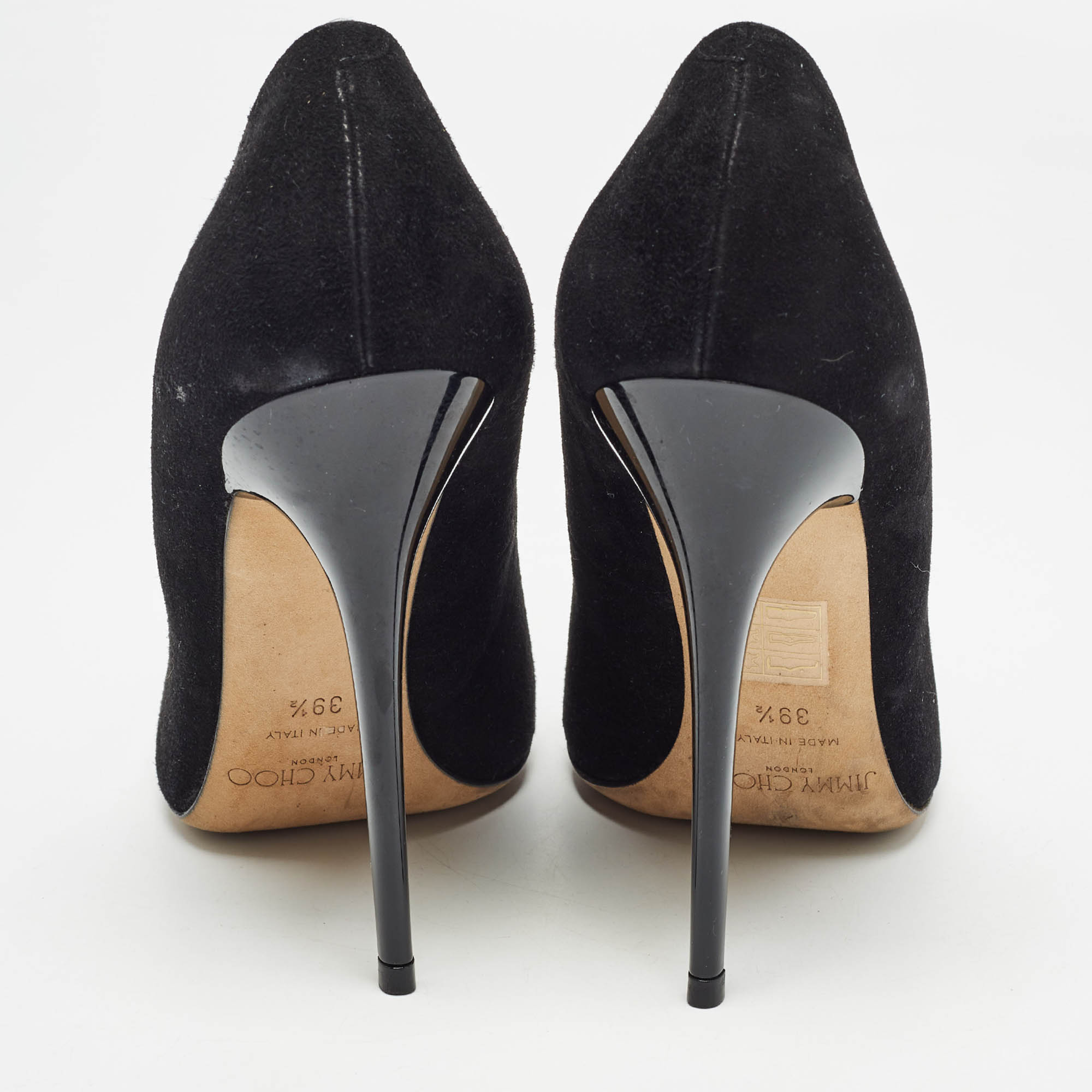 Jimmy Choo Black Suede Love Pumps Size 39.5