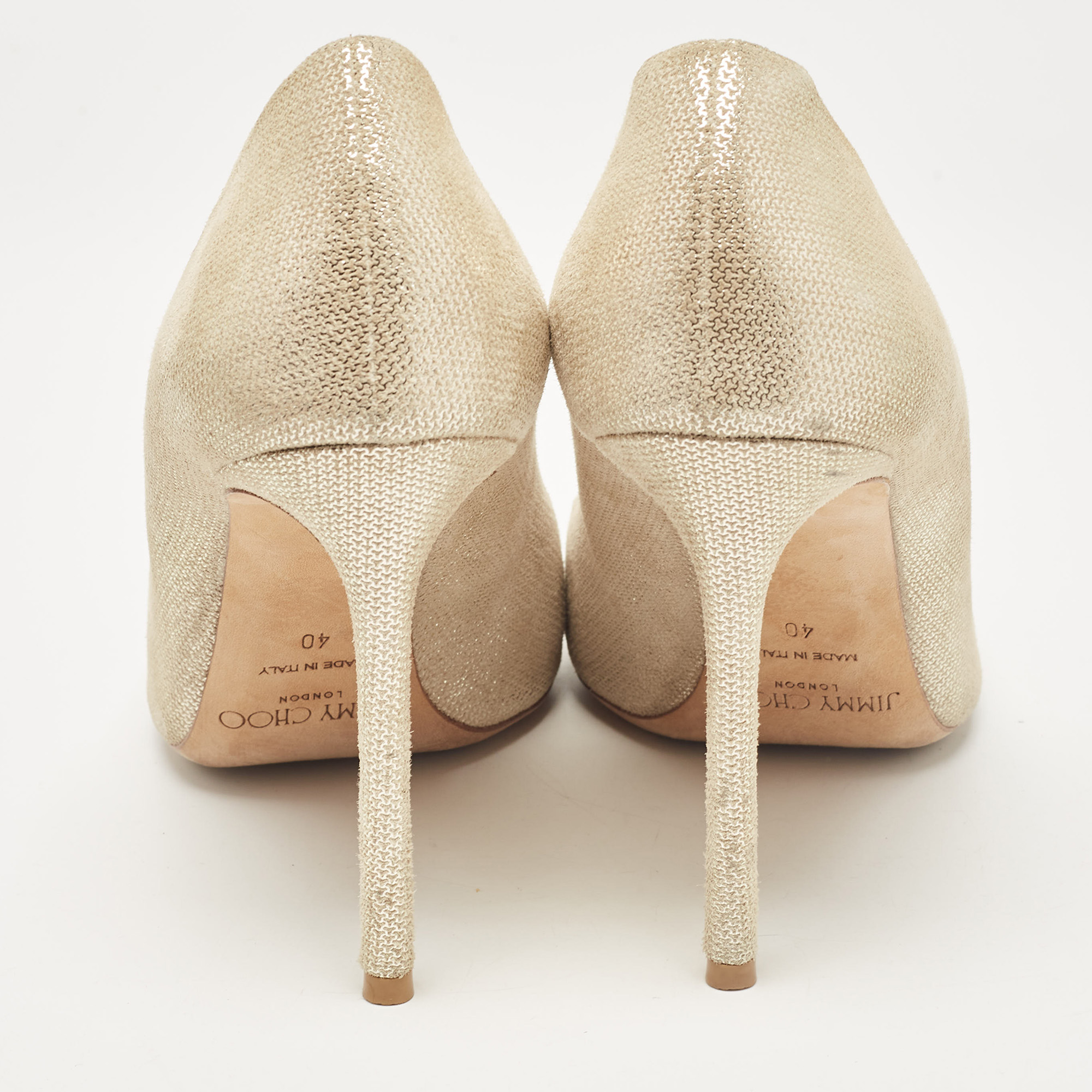 Jimmy Choo Beige Suede Romy Pumps Size 40