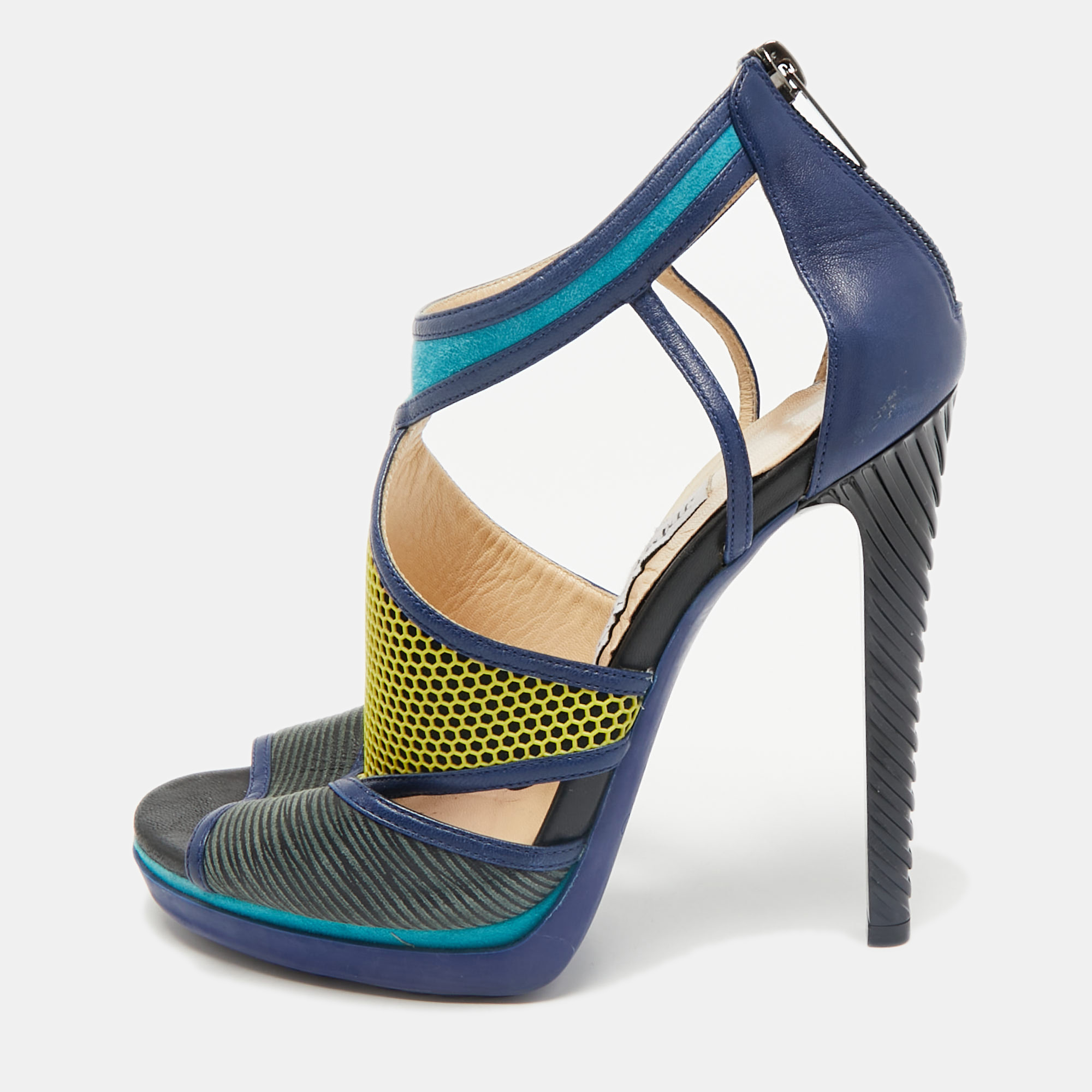 Jimmy Choo Multicolor Leatherand Suede Mix Media Lythe Honeycomb Platform Sandals Size
Jimmy Choo Multicolor Leatherand Suede Mix Media Lythe Honeycomb Platform Sandals Size