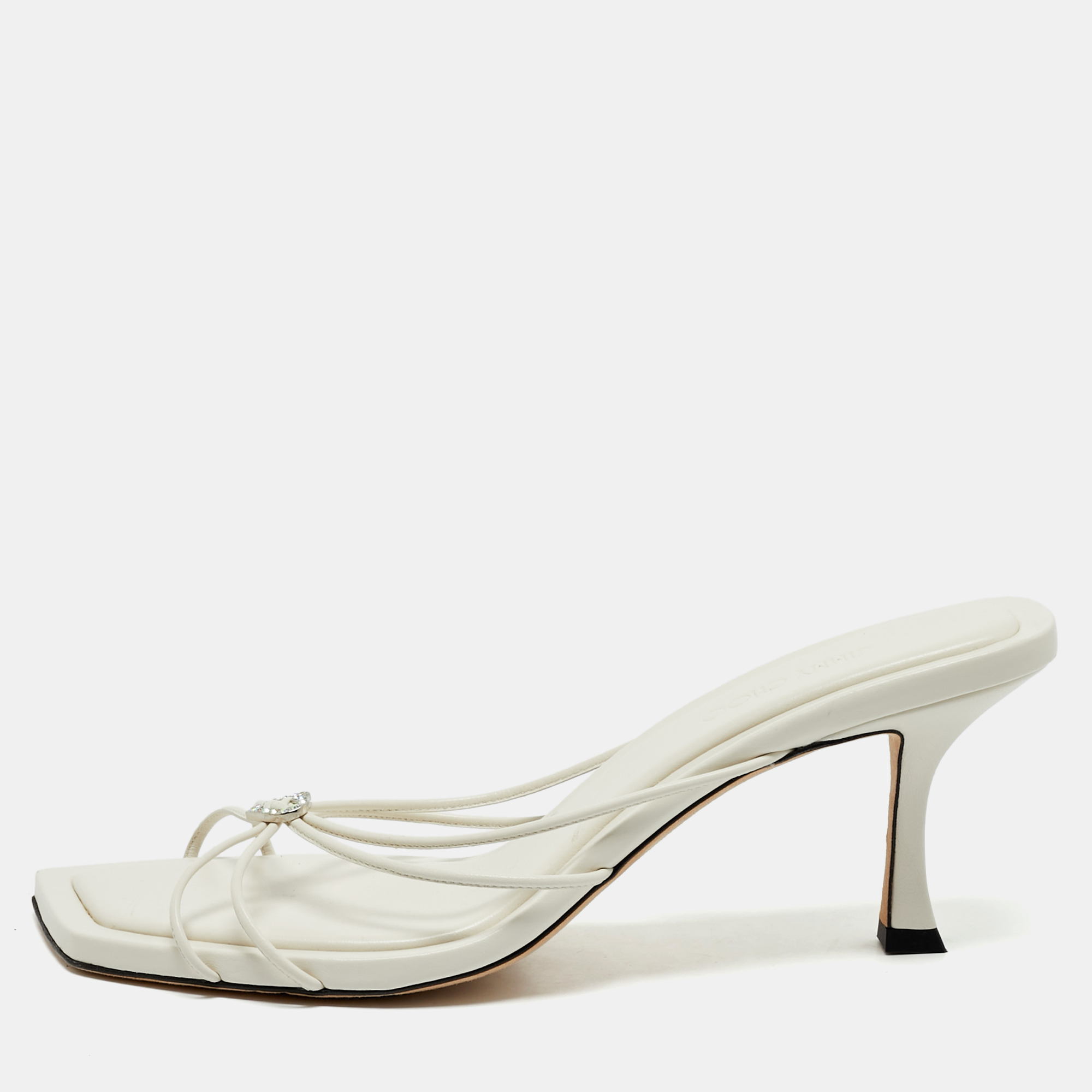 Jimmy Choo Cream Leather indiya Crystal Embellished Sandals Size
Jimmy Choo Cream Leather indiya Crystal Embellished Sandals Size
