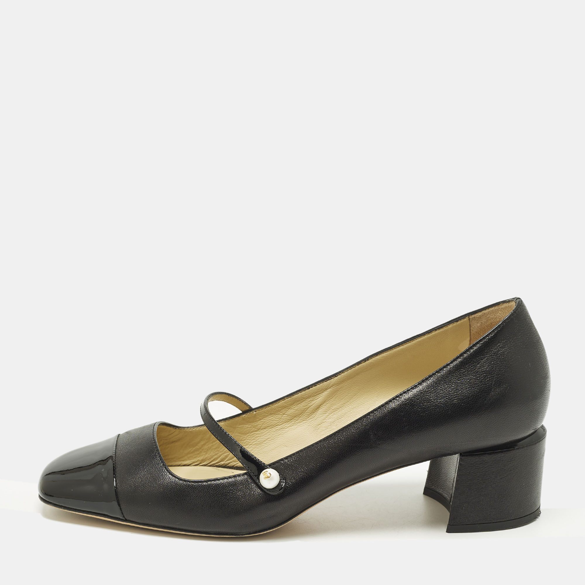 Jimmy Choo Elisa Size Black Patent and Leather Mary Jane Pumps
Jimmy Choo Elisa Size Black Patent and Leather Mary Jane Pumps