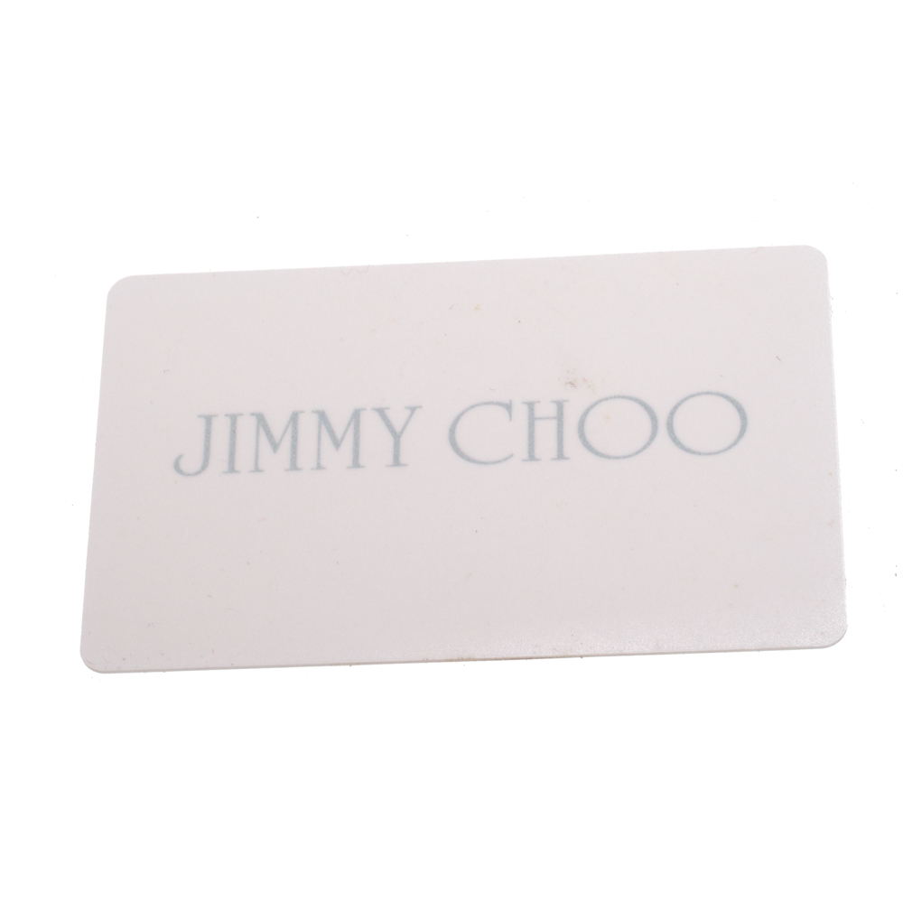 Jimmy Choo Blue Studded Suede Peep Toe Booties Size 39.5