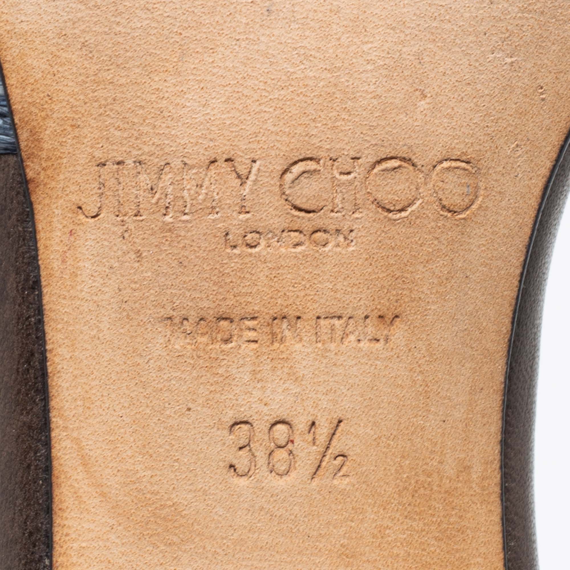 Jimmy Choo Blue Raffia Granger Slide Sandals Size 38.5