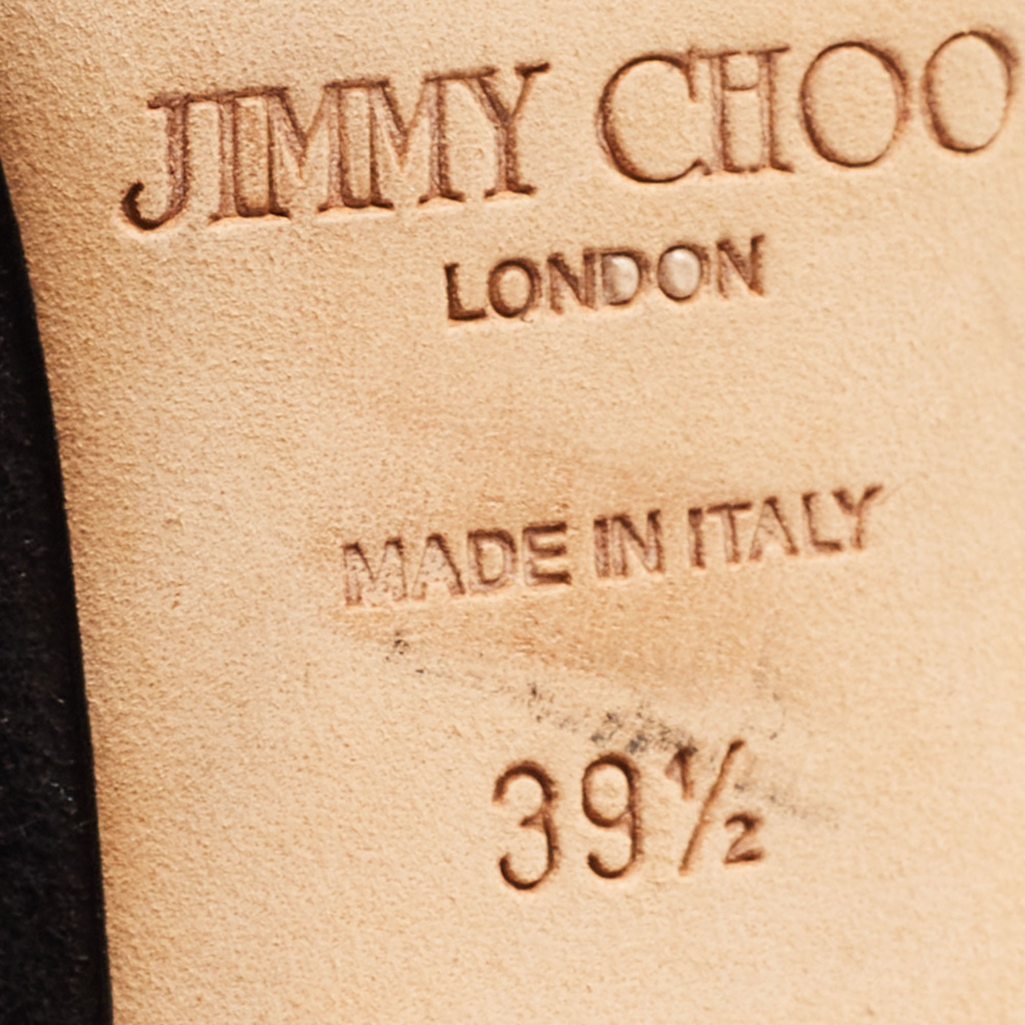 Jimmy Choo Black Suede Daxen Booties Size 39.5
