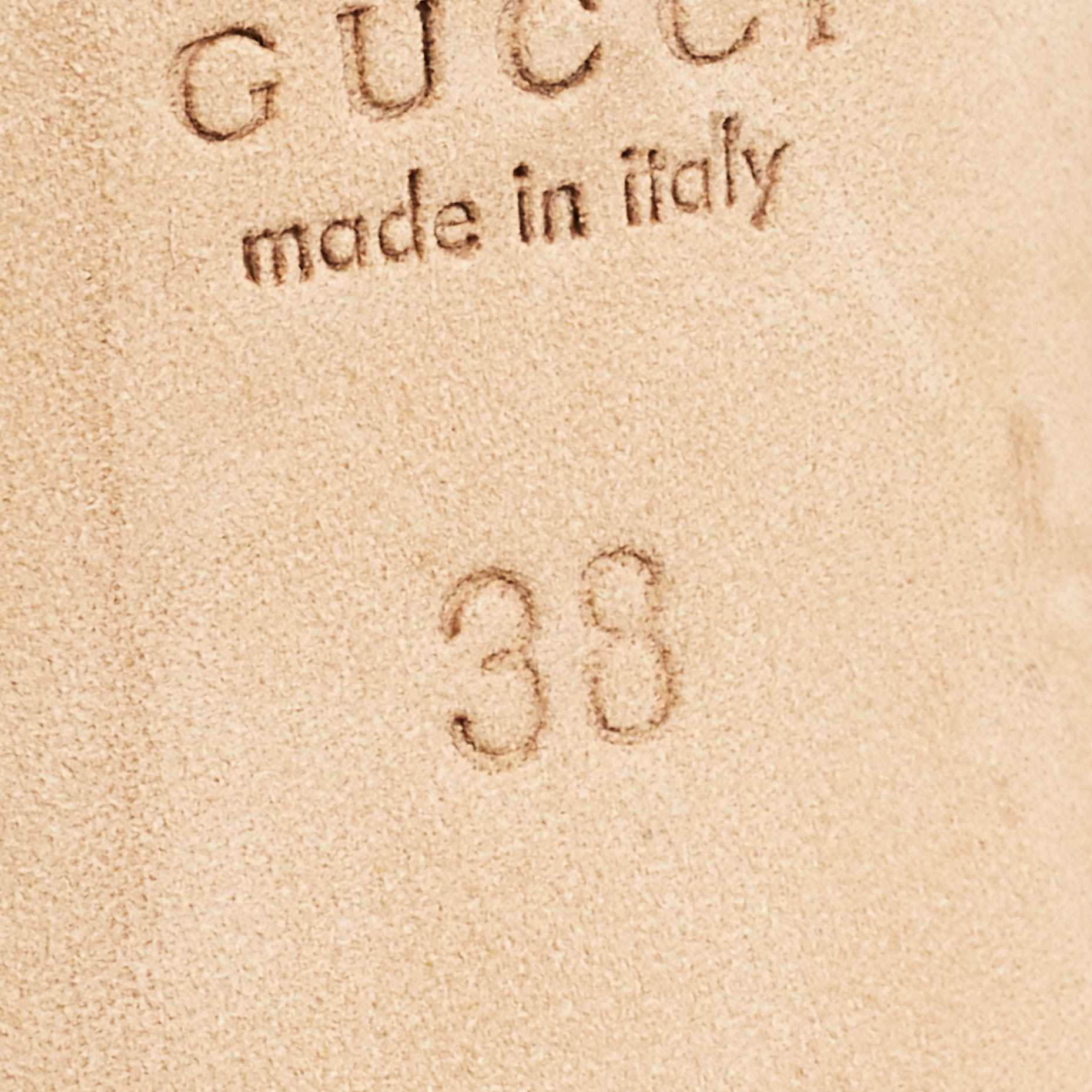 Gucci Two Tone Diamante Canvas And Leather Icon Bit Peep Toe Pumps Size 38