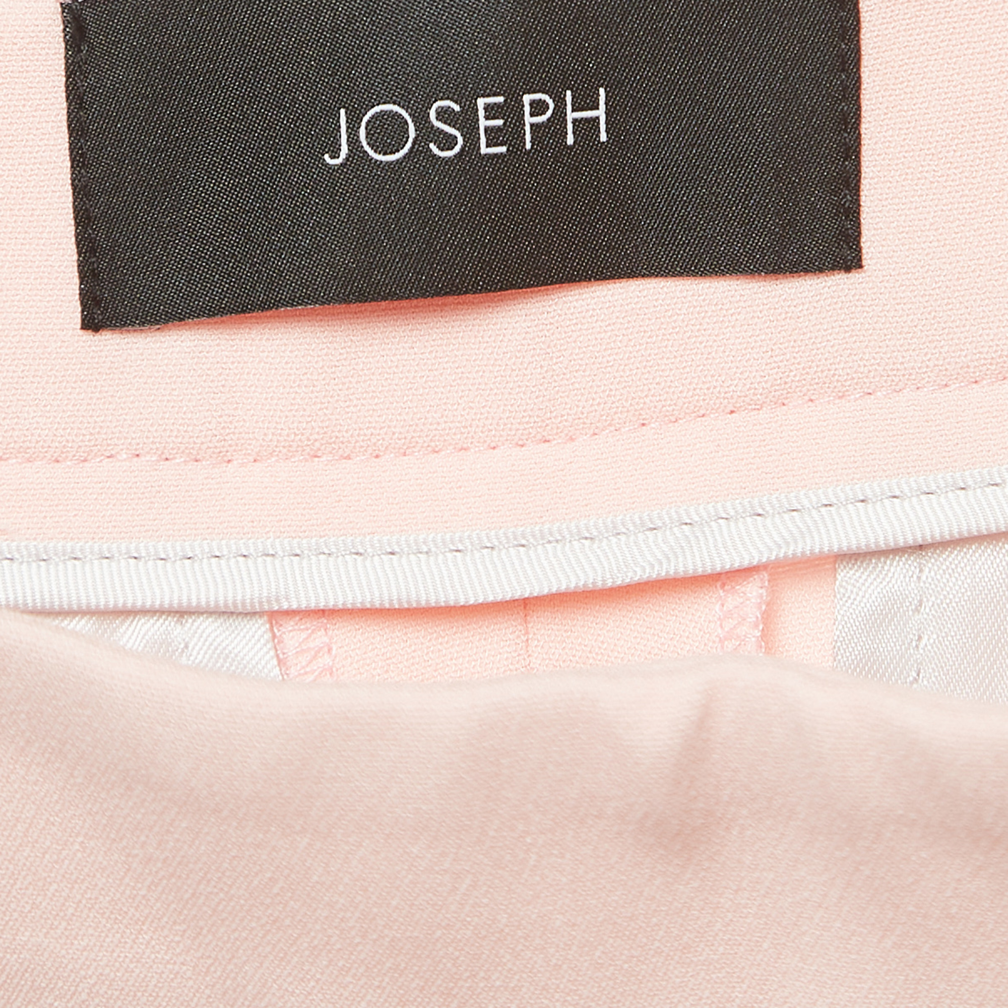 Joseph Pink Comfort Cady Cavendish Straight Fit Pants M