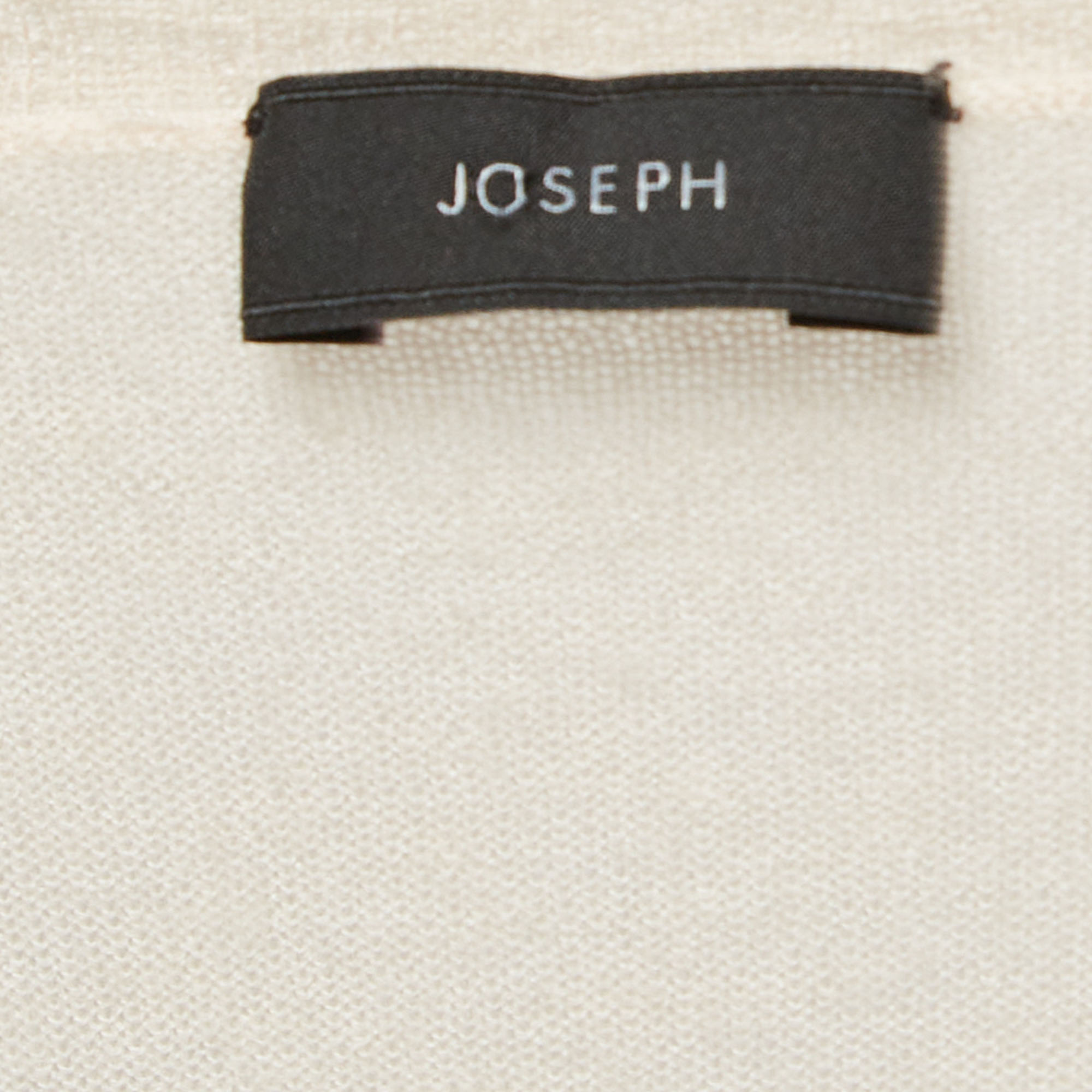 Joseph Pink Cashmere Knit V-Neck Sweater S