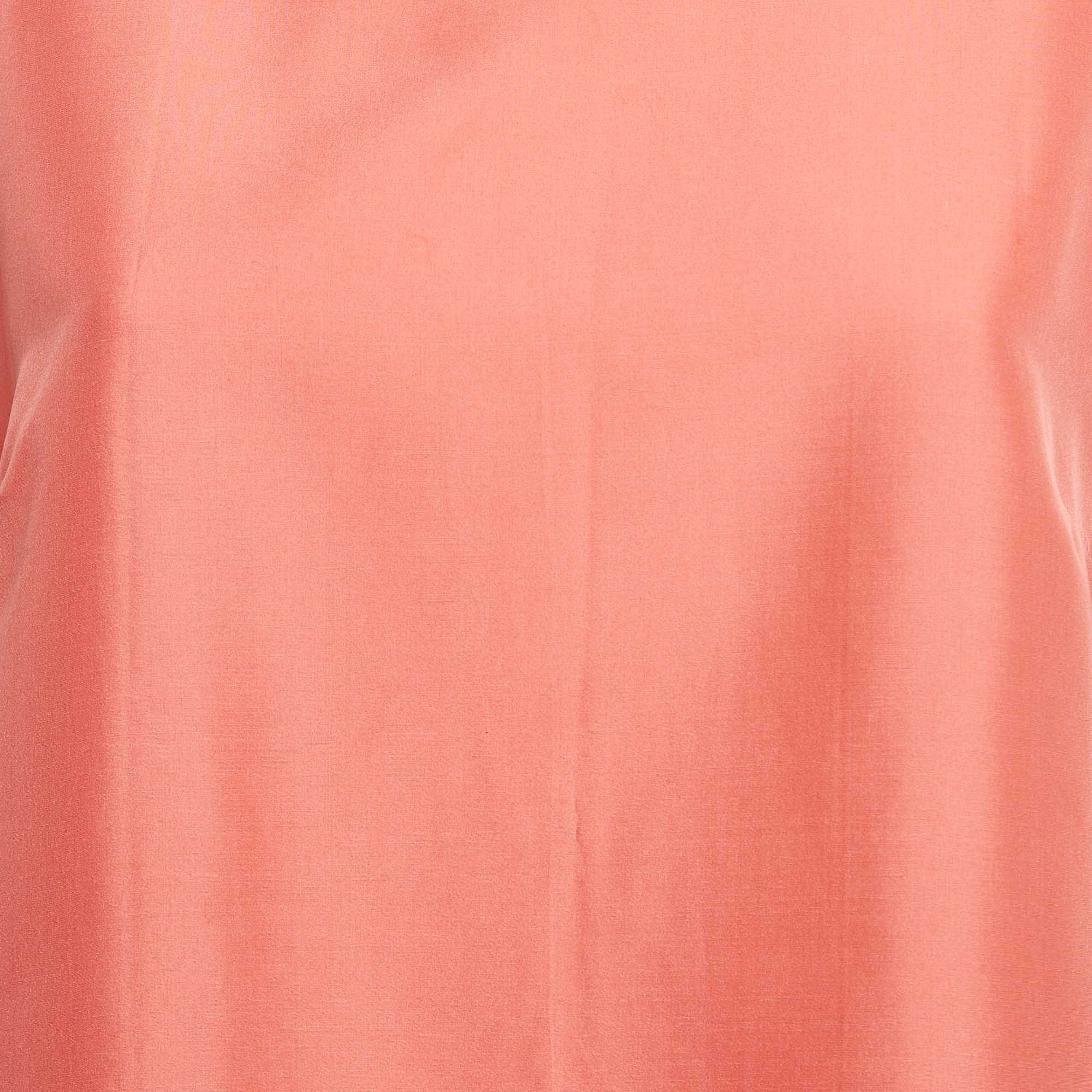 Joseph Pink Silk Sleeveless Top L