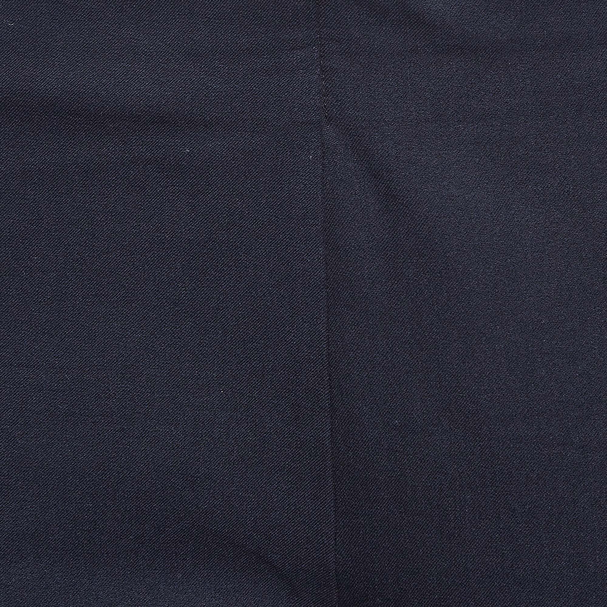 Joseph Navy Blue Stretch Gabardine Leggings M