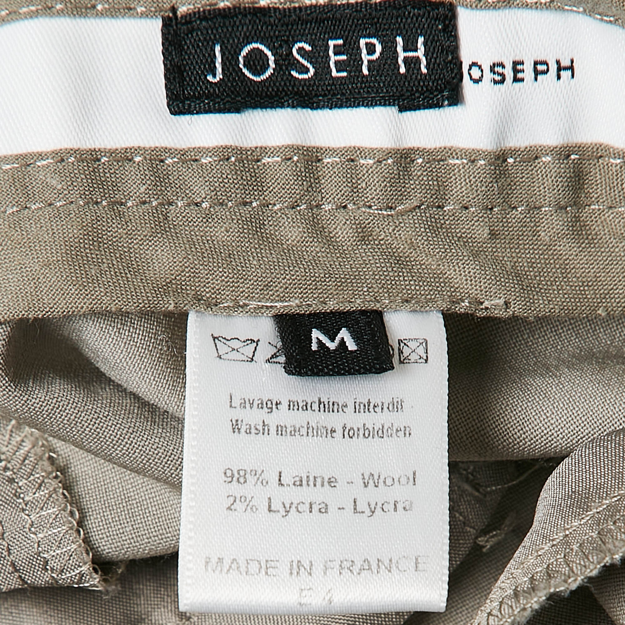 Joseph Grey Wool Formal Trousers M