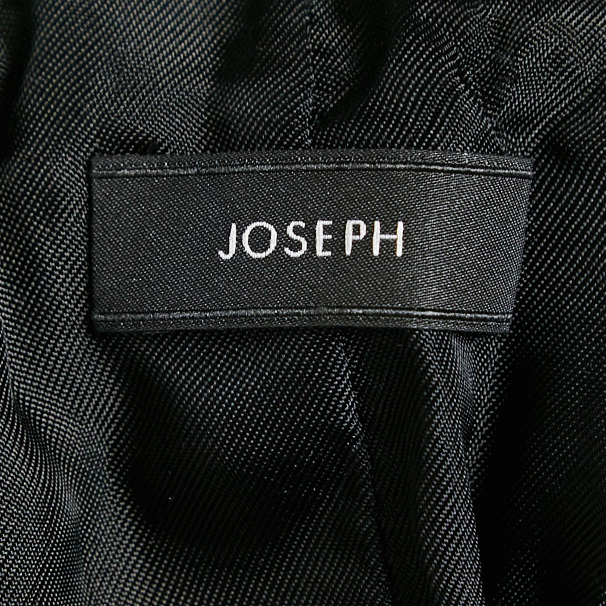 Joseph Black Wool Single Breasted Super 100 Blazer S