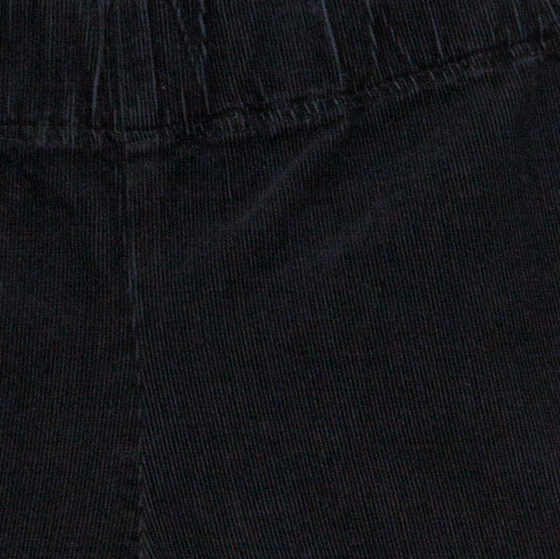 Joseph Black Cotton Elastic Waist Skinny Corduroy Trousers S