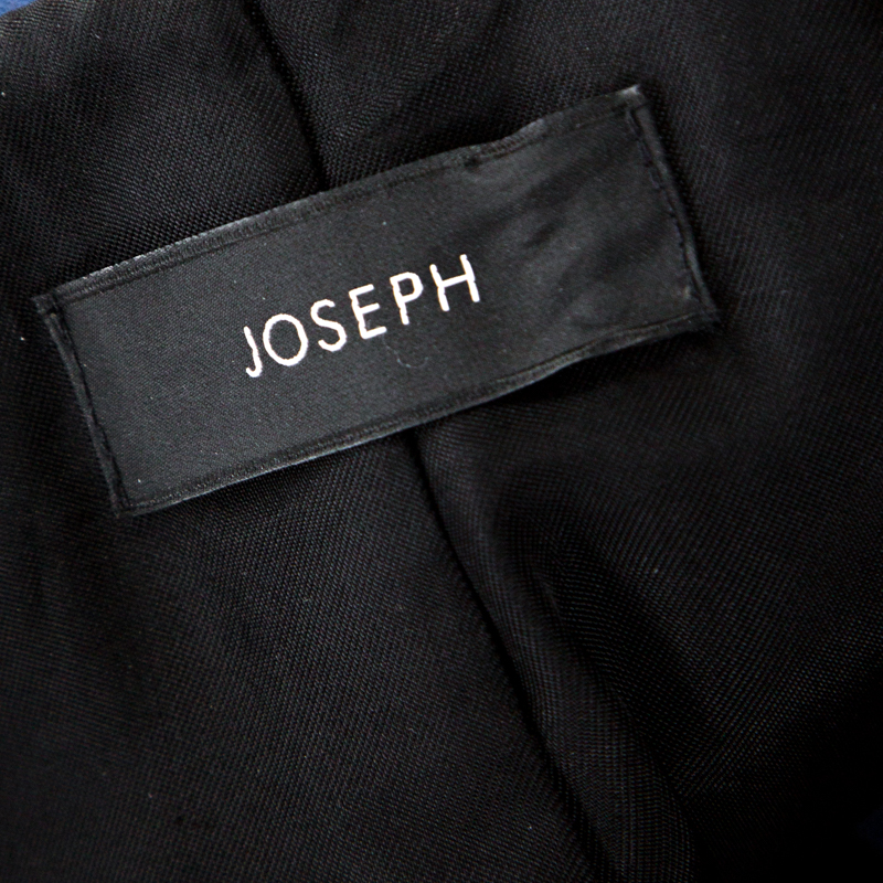 Joseph Bicolor Cotton Leather Trimmed Jacket M