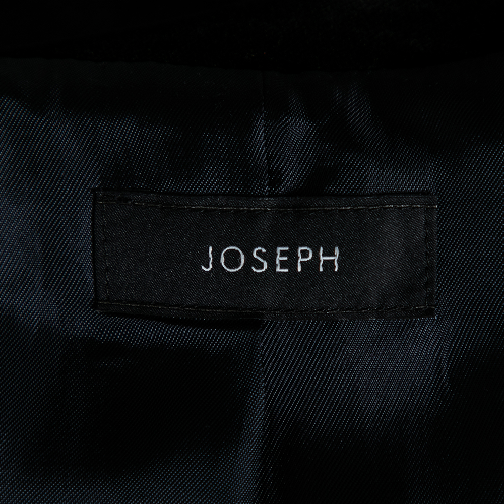 Joseph Navy Blue Wool Prisca Small Stripe Blazer S
