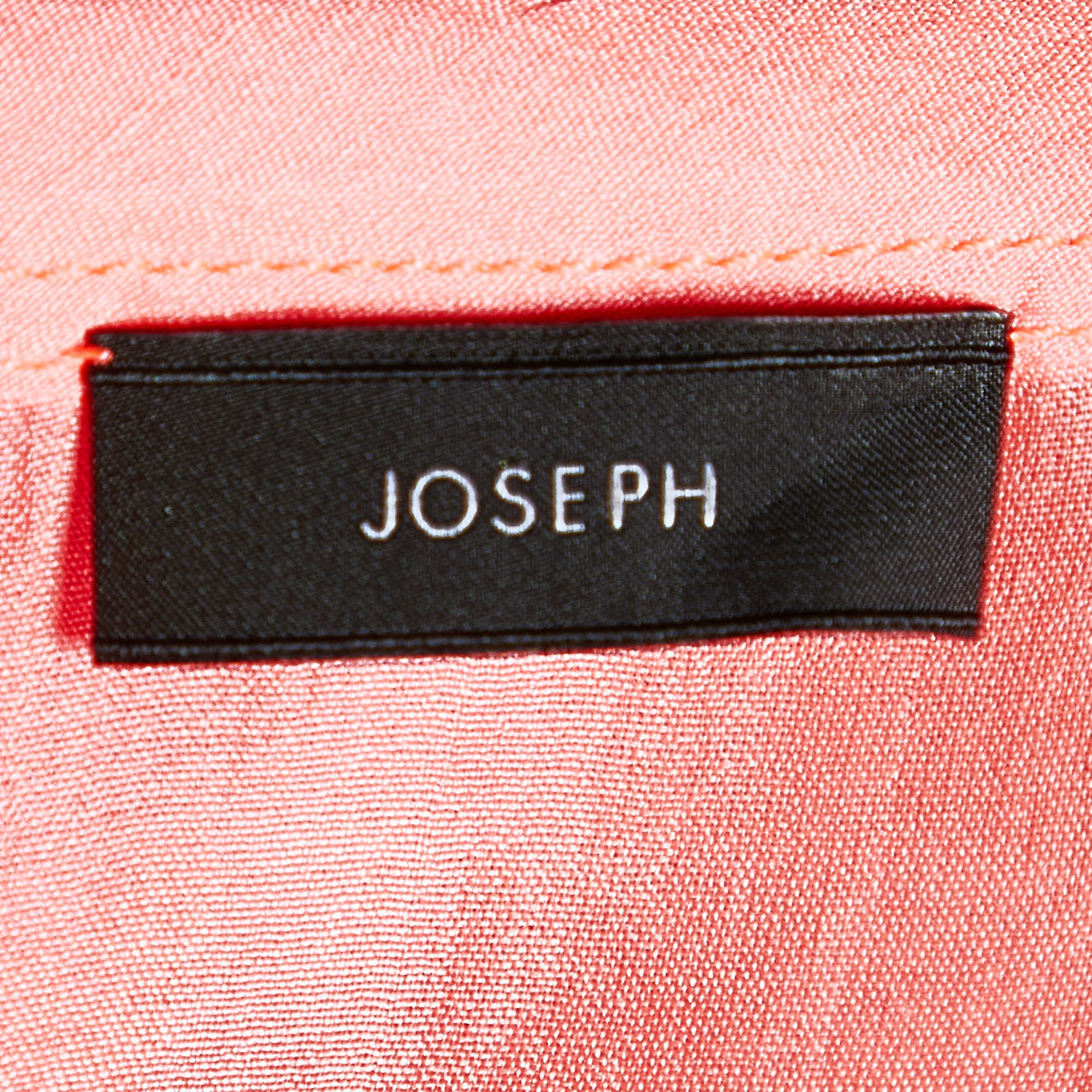 Joseph Neon Pink Silk Voile Sheer Tank Top M