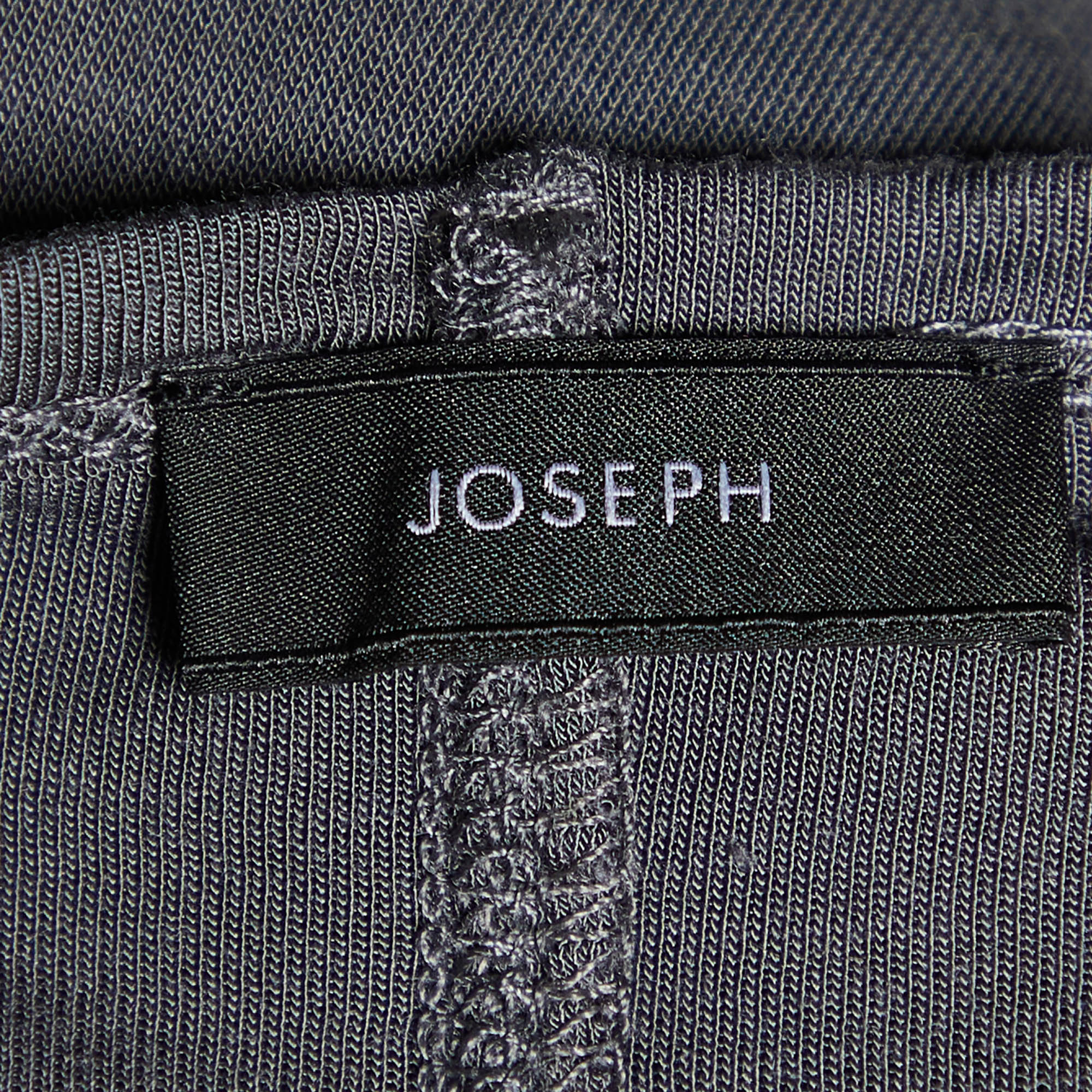 Joseph Grey Round Neck Long Sleeve Top S