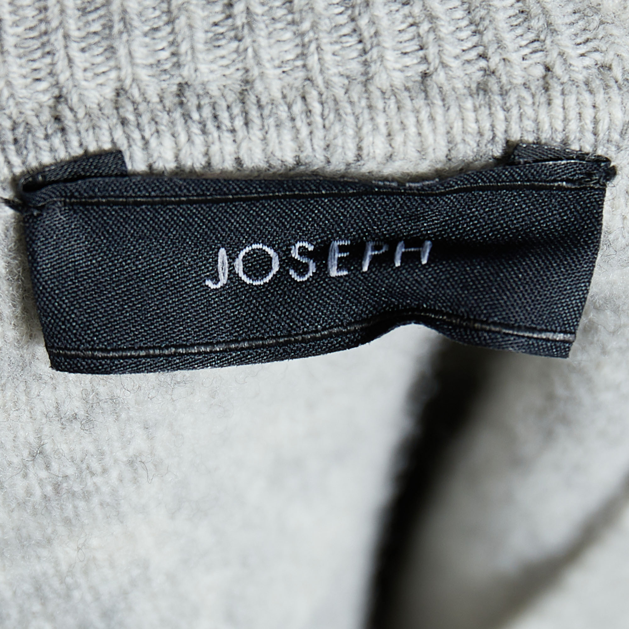 Joseph Multicolor Check Georgette & Grey Wool Overlay Wallis Top S
