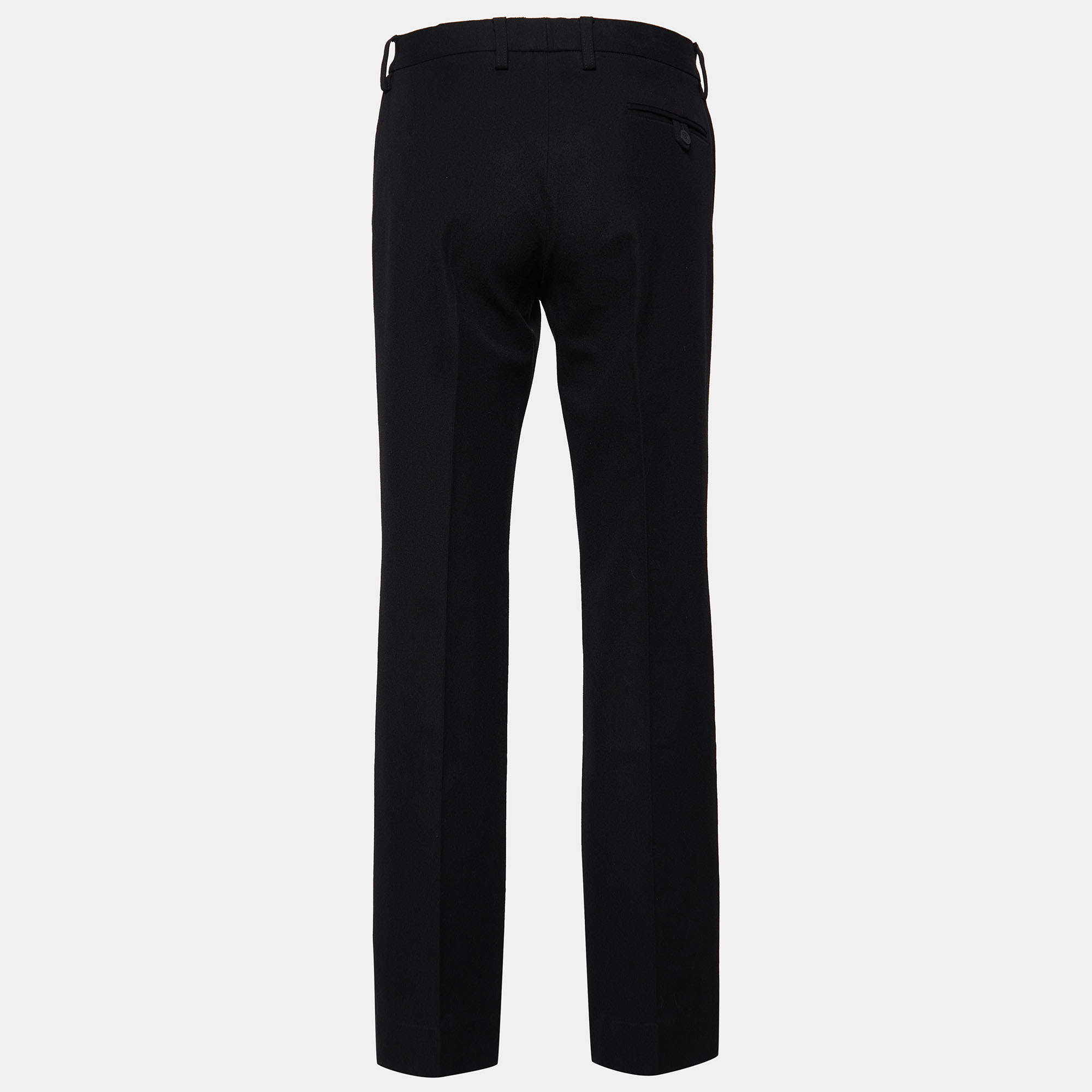 Joseph Black Knit Straight Leg Pants M