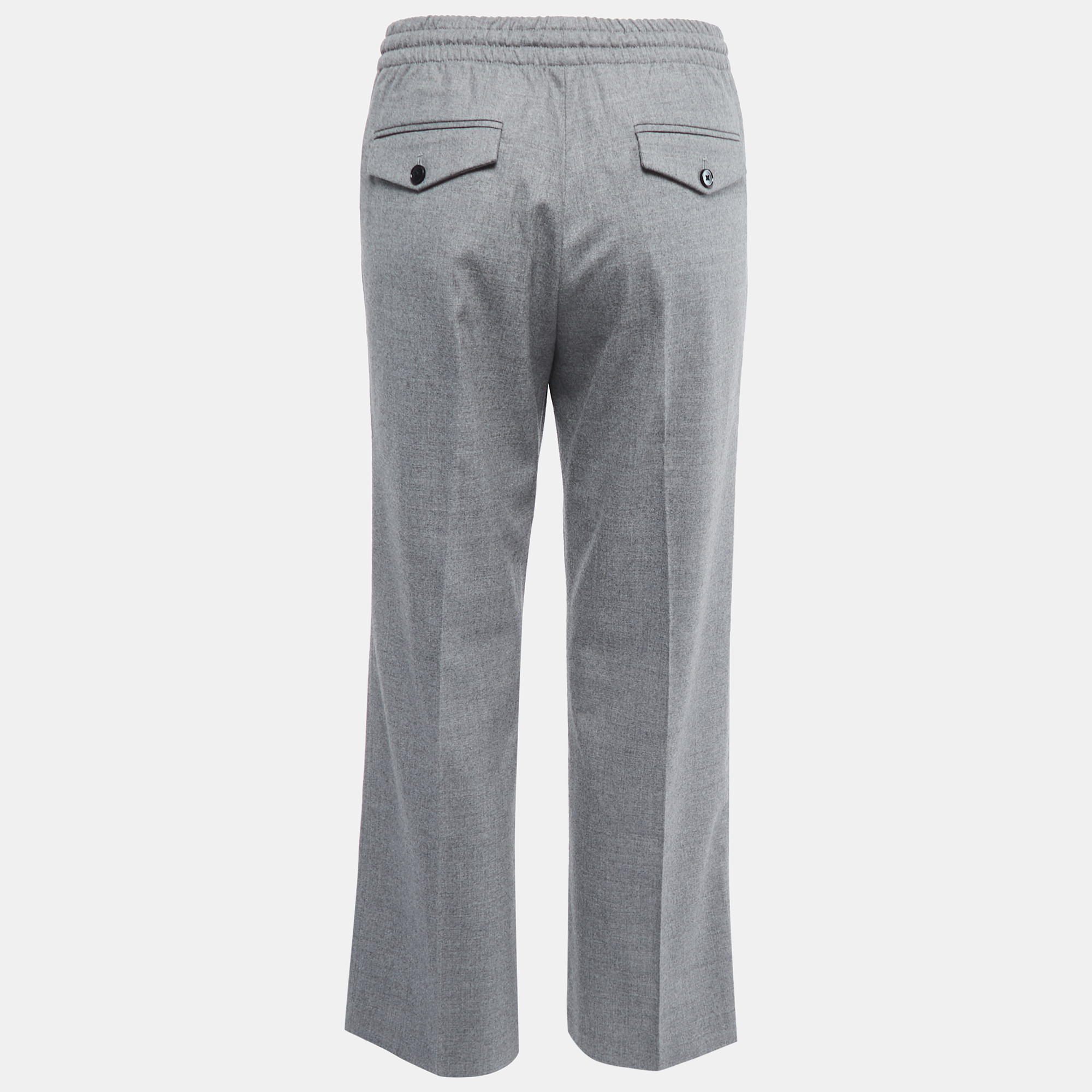 Joseph Grey Wool Drawstring Straight Leg Trousers
Joseph Grey Wool Drawstring Straight Leg Trousers