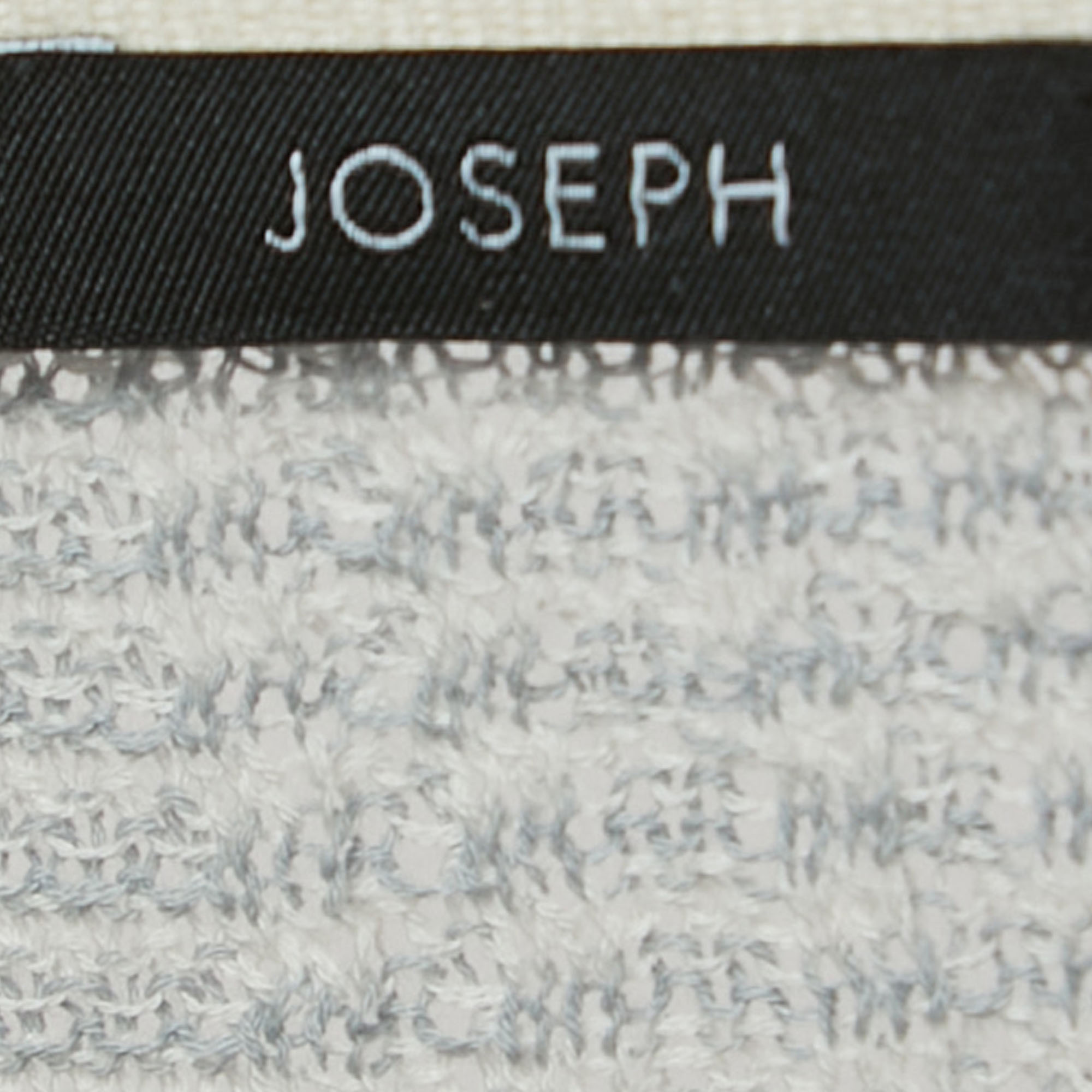 Joseph Light Blue Striped Cotton Knit Top XS