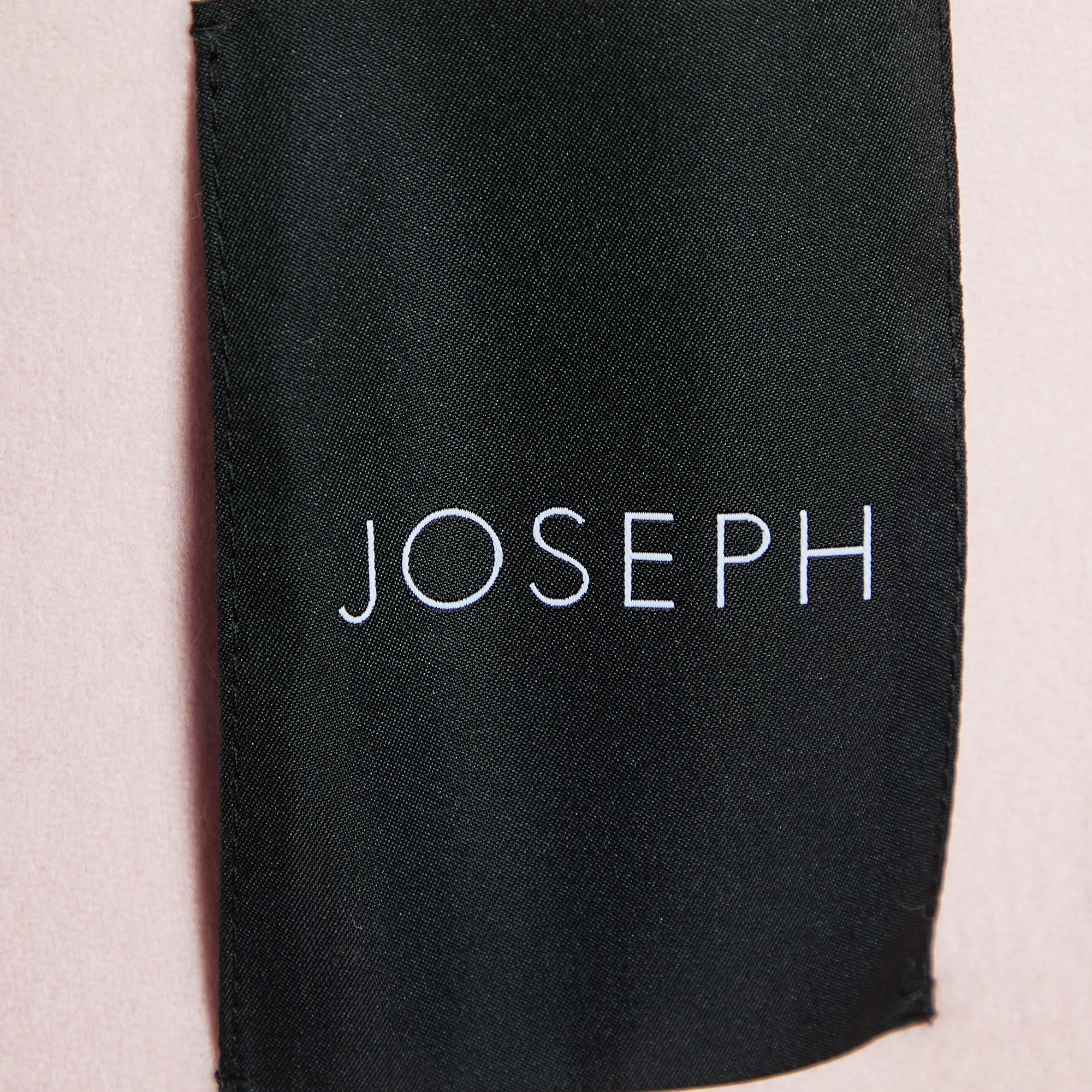 Joseph Pink Wool & Cashmere Cenda Double Face Coat S