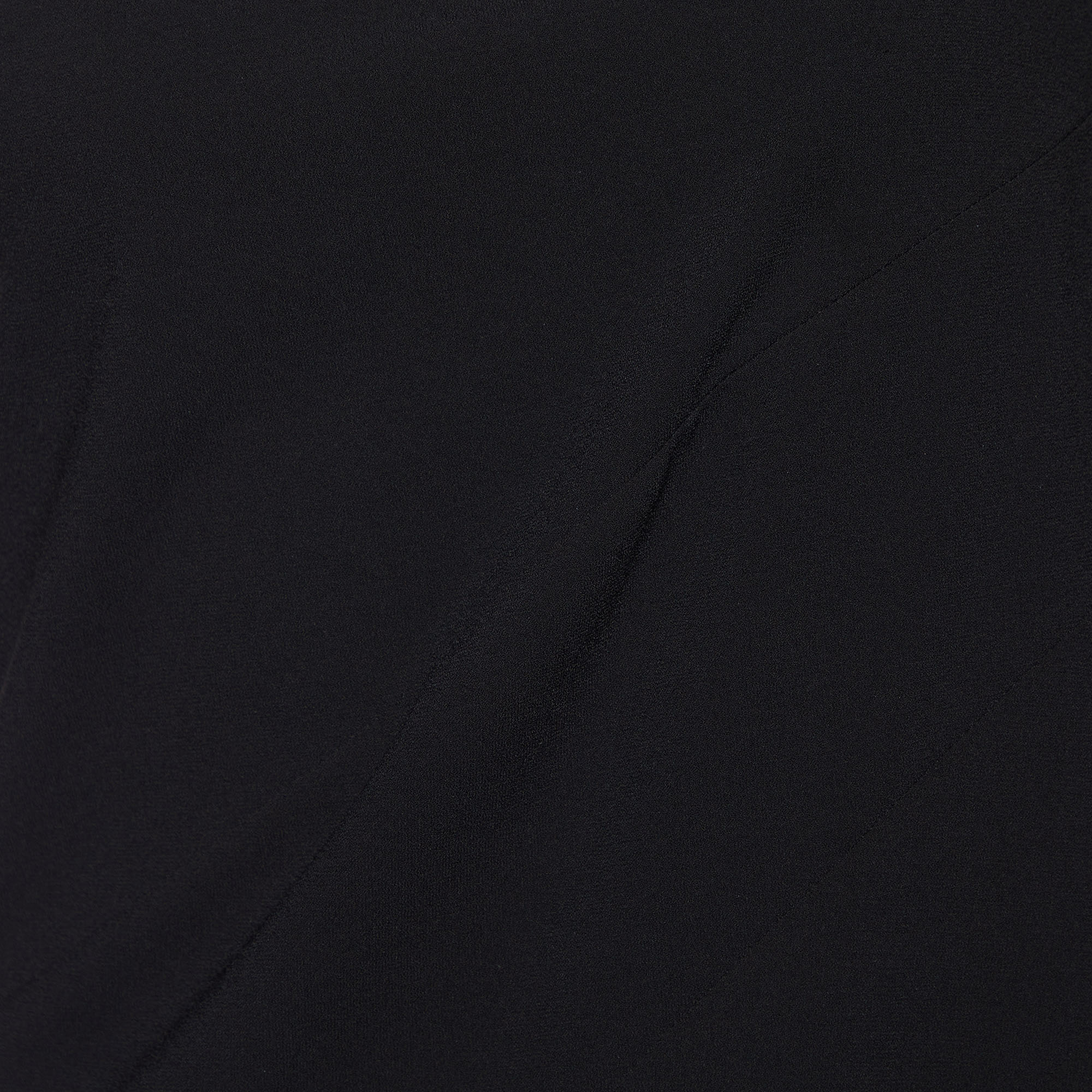 Just Cavalli Black Sequin Embellished Paneled One Shoulder Dress L
