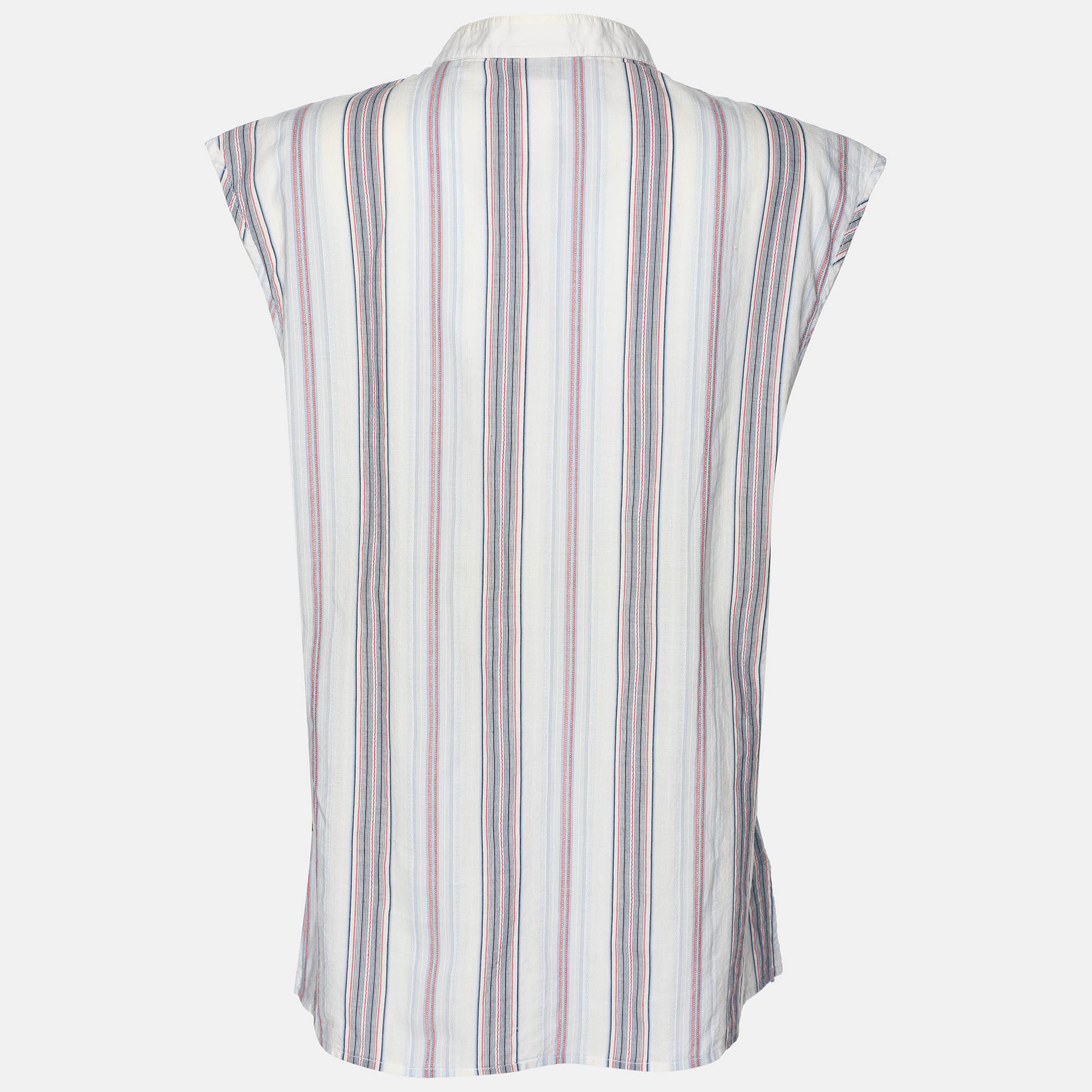 Just Cavalli Multicolor Striped Cotton Top XL