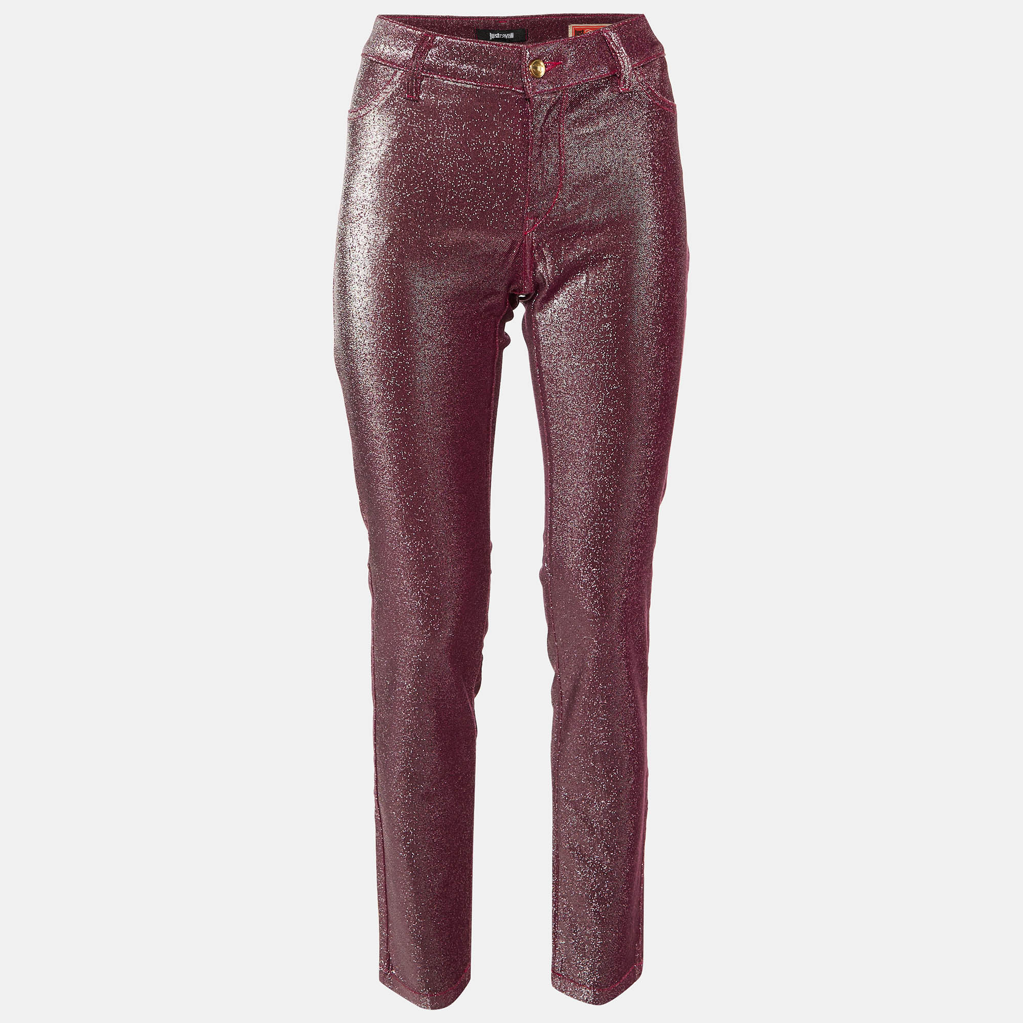 Just Cavalli Pink Metallic Cotton Just Chic Jeggings L/Waist 32"
Just Cavalli Pink Metallic Cotton Just Chic Jeggings L/Waist 32"