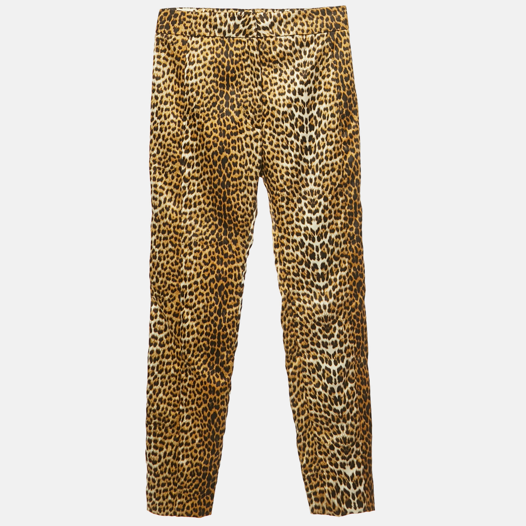 Just Cavalli Yellow Leopard Print Satin Trousers S
Just Cavalli Yellow Leopard Print Satin Trousers S