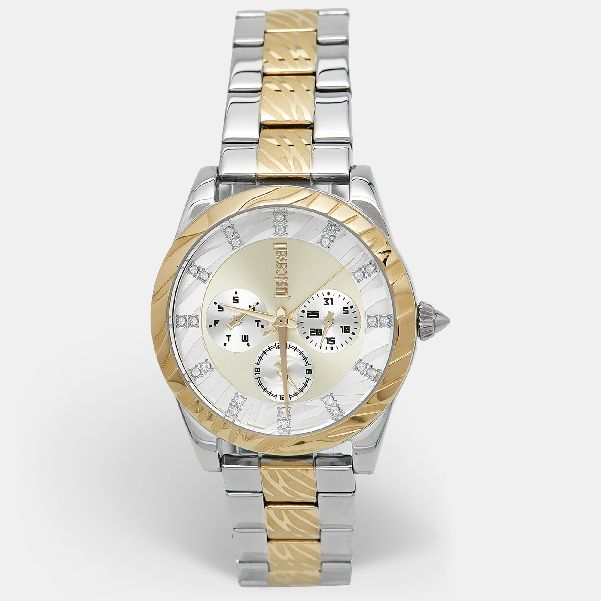 Just Cavalli Multicolor Two-Tone Stainless Steel Solo JC1L130M0085 Women's Wristwatch 40 mm
Just Cavalli Multicolor Two-Tone Stainless Steel Solo JC1L130M0085 Women's Wristwatch 40 mm