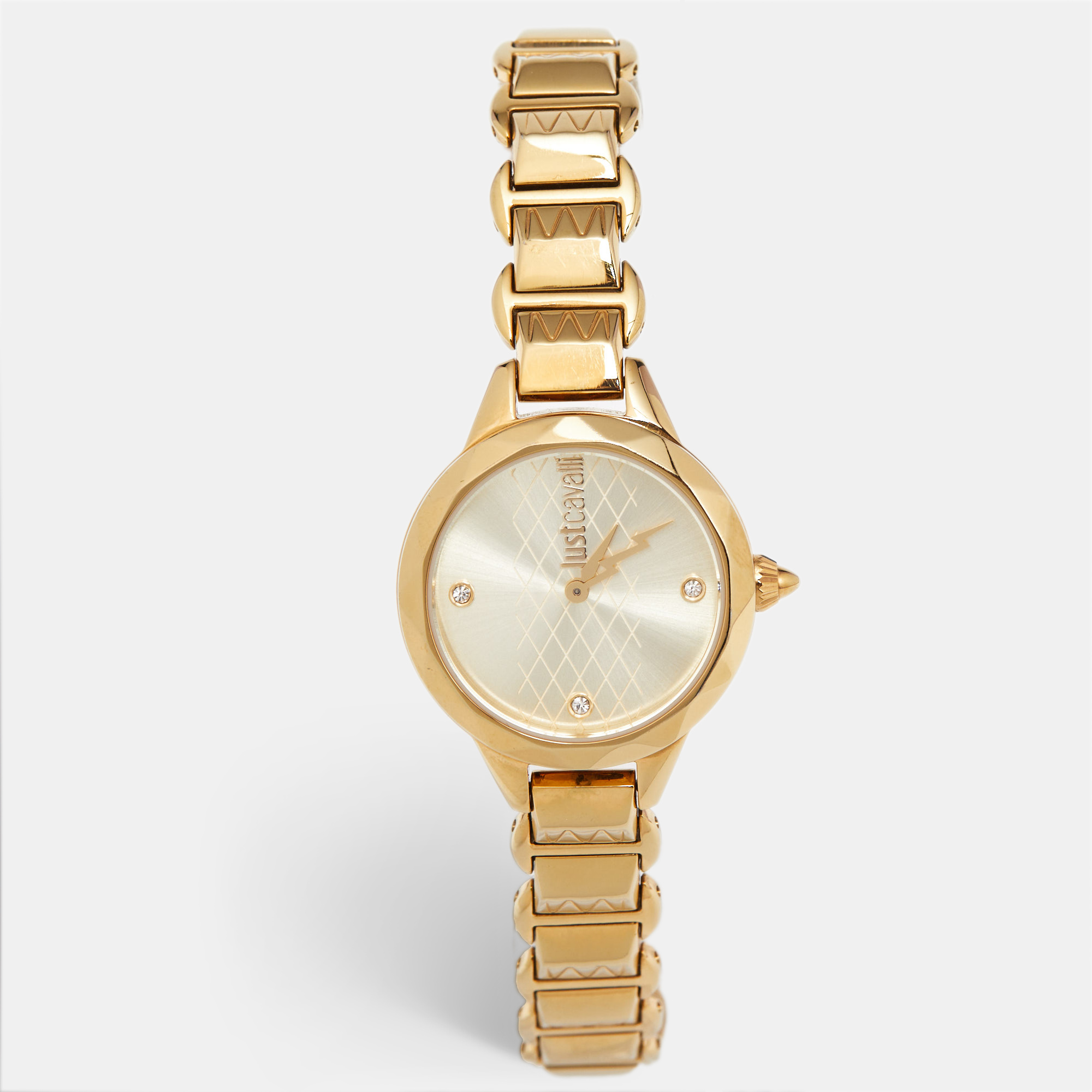 Just Cavalli Champagne Gold Plated Stainless Steel JC1L033M0035 Women's Wristwatch
Just Cavalli Champagne Gold Plated Stainless Steel JC1L033M0035 Women's Wristwatch