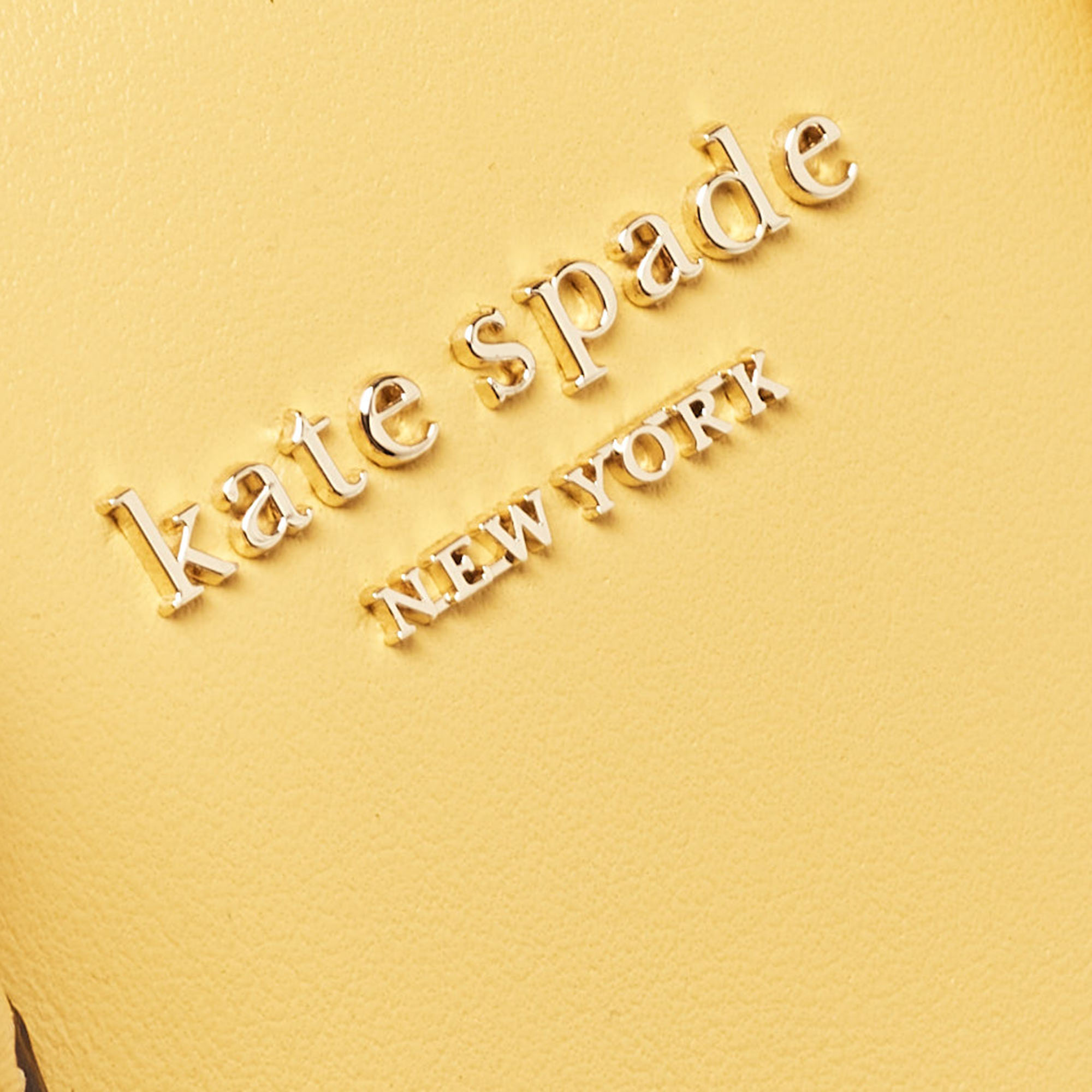 Kate Spade Yellow Leather Manhattan Tote