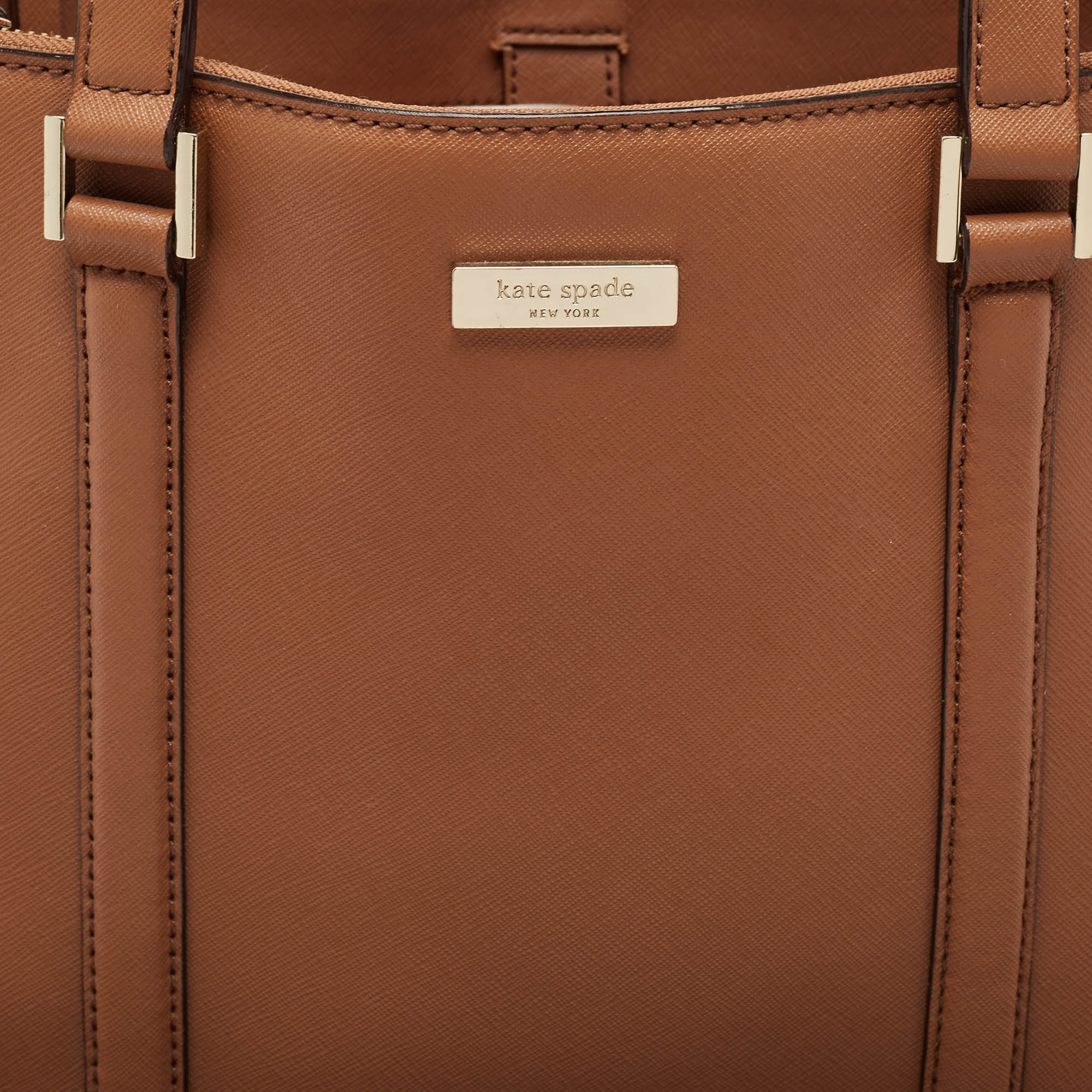 Kate Spade Brown Leather Newbury Lane Tote