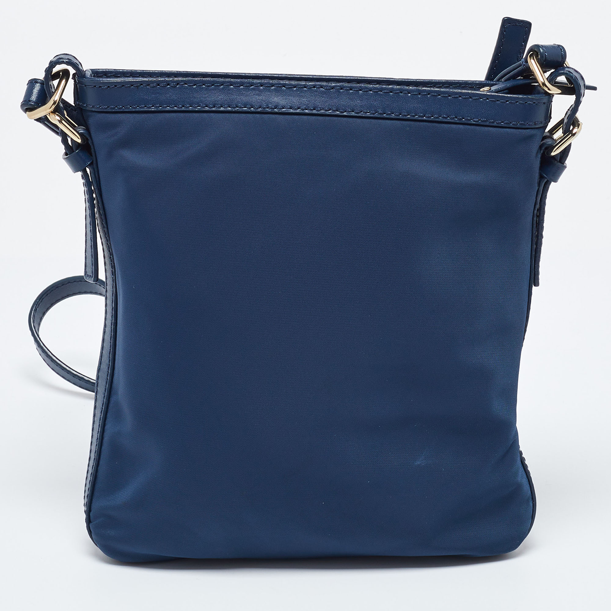 Kate Spade Blue Nylon And Leather Crossbody Bag