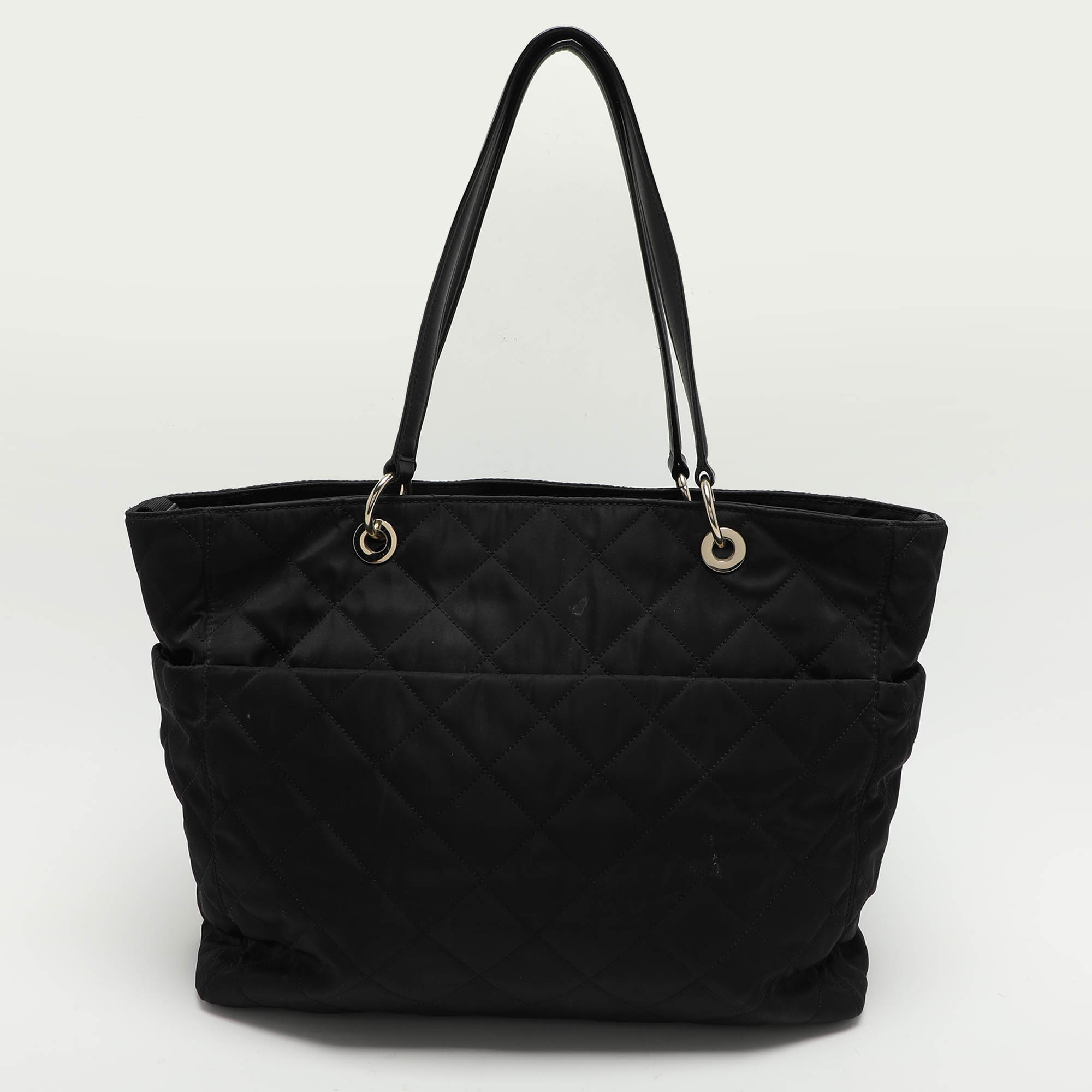 Kate Spade Black Quilted Nylon Tote